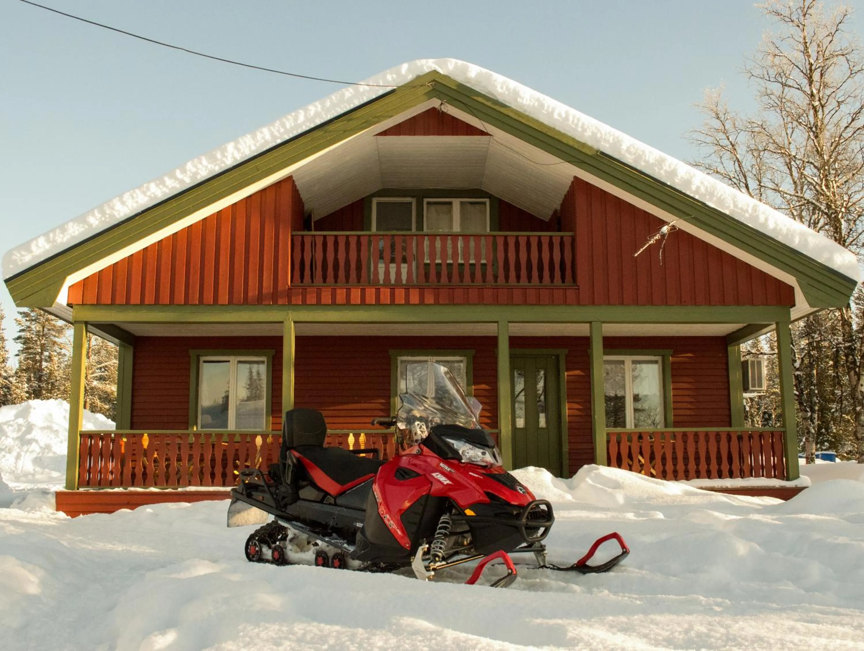 Facade/entrance in Camp Alta Kiruna