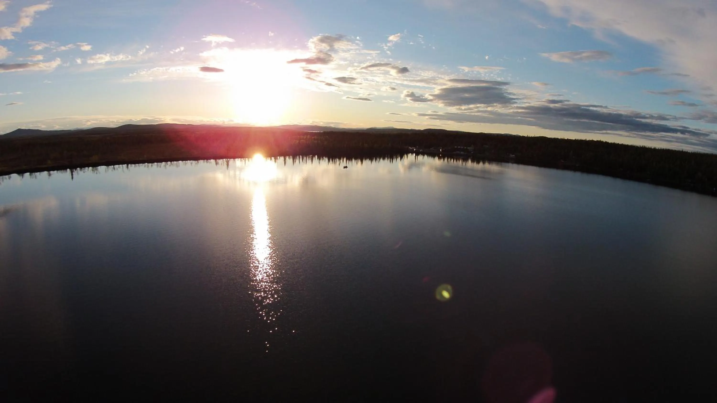 Sunset in Camp Alta Kiruna