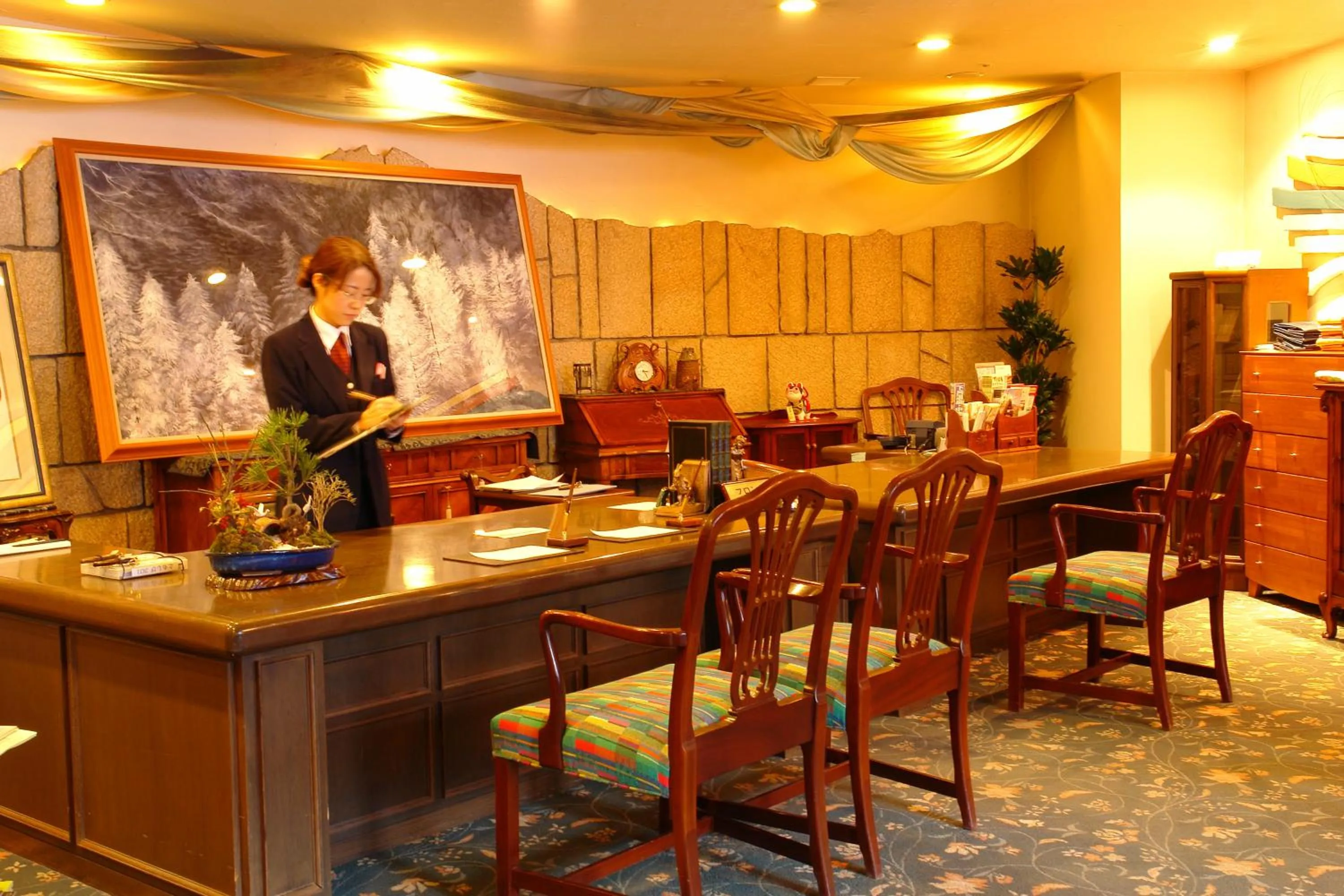 Lobby or reception in Sasara