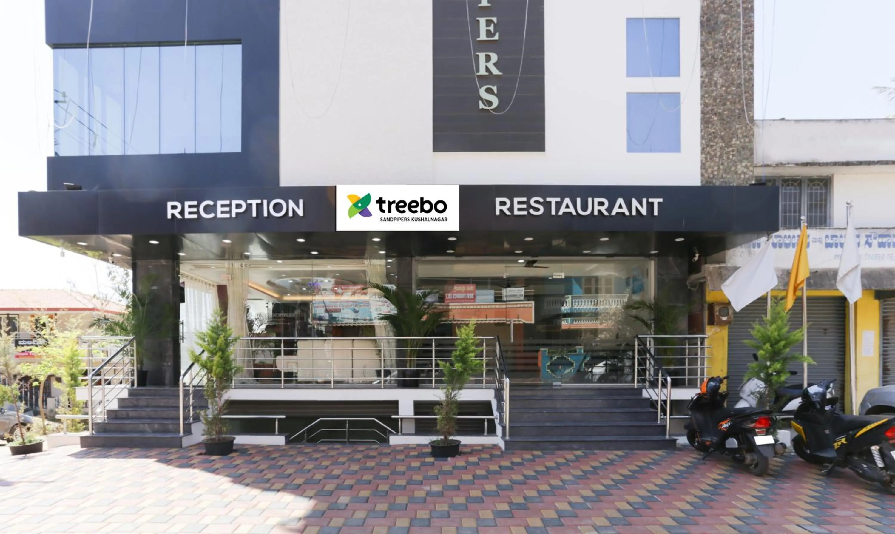 Facade/entrance in Treebo Sandpipers Kushalnagar