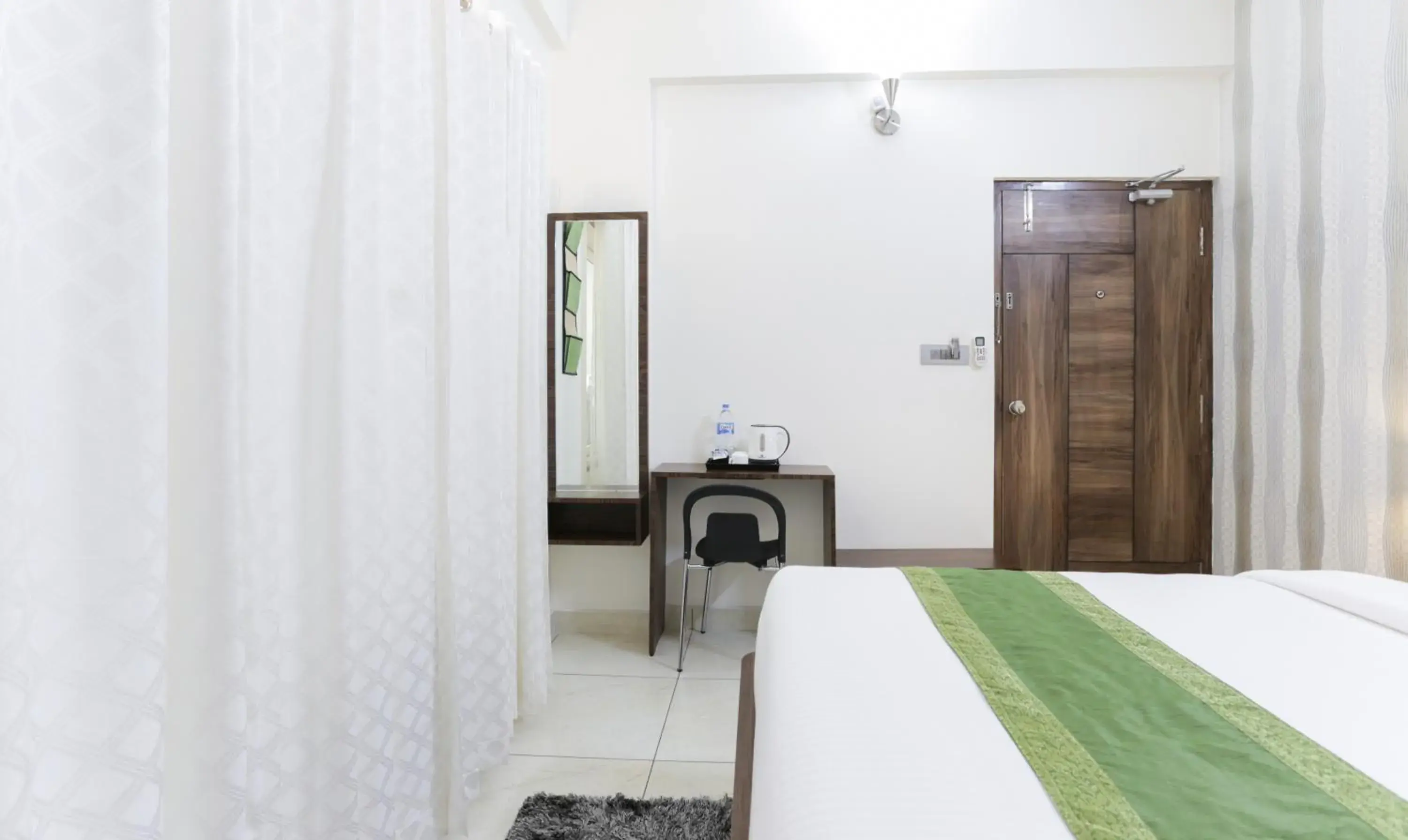 Bedroom, Bed in Treebo Sandpipers Kushalnagar Bedroom, Bed in Treebo Sandpipers Kushalnagar