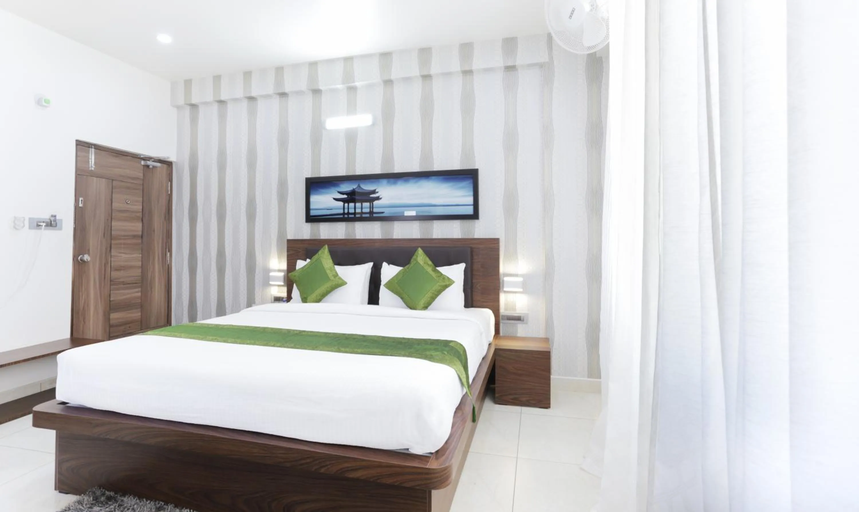 Bedroom, Bed in Treebo Sandpipers Kushalnagar