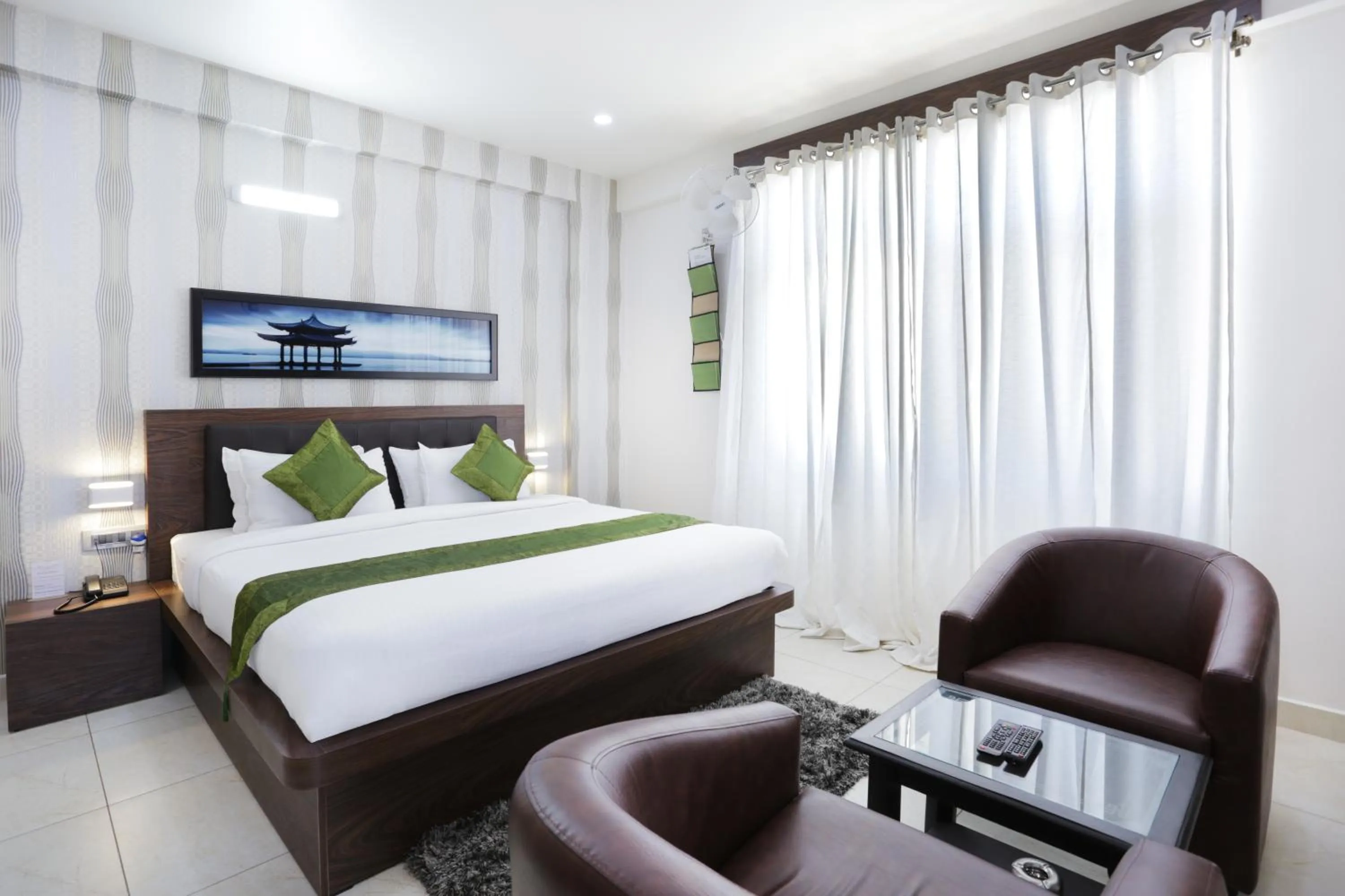 Bedroom, Bed in Treebo Sandpipers Kushalnagar