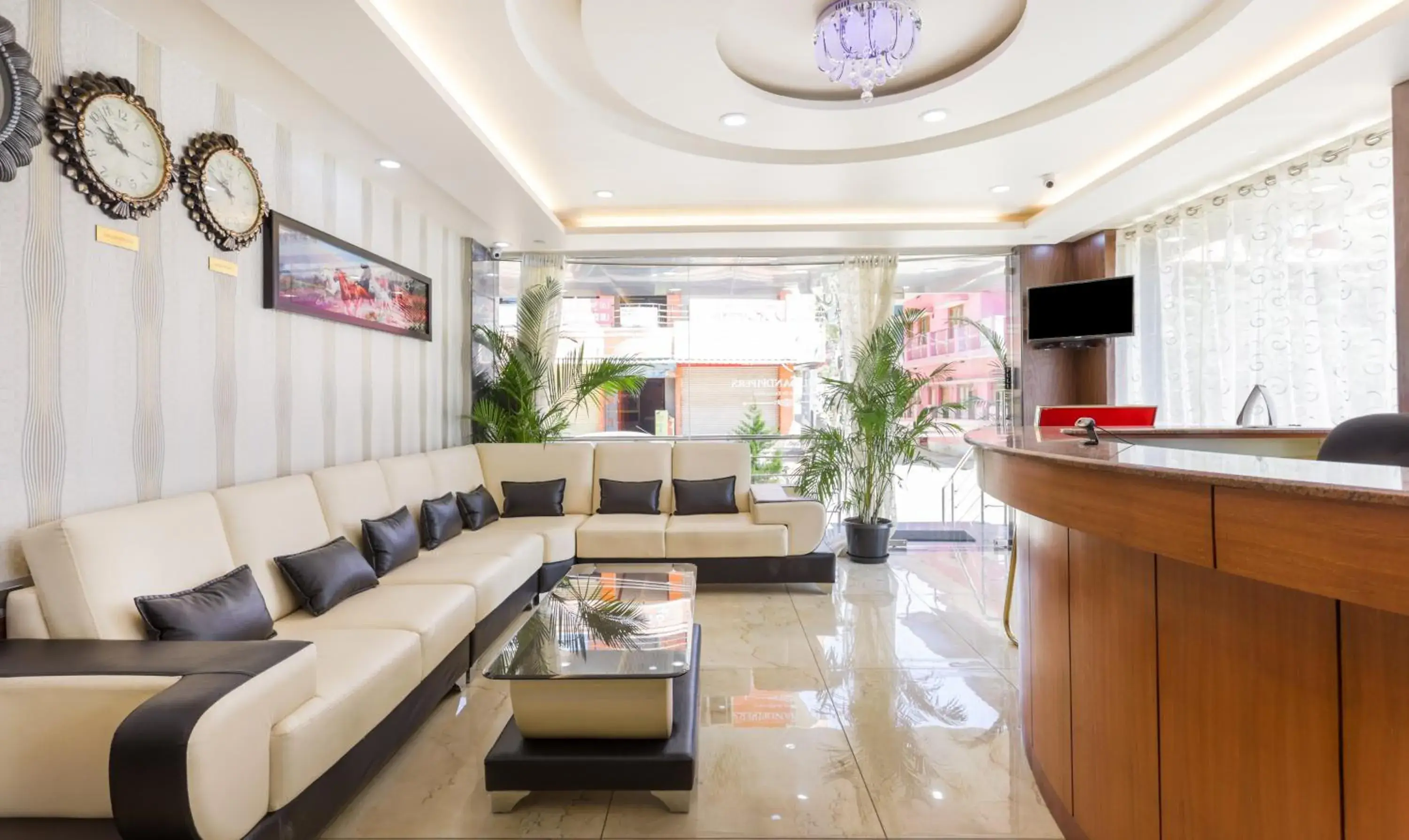 Lobby or reception in Treebo Sandpipers Kushalnagar Lobby or reception in Treebo Sandpipers Kushalnagar