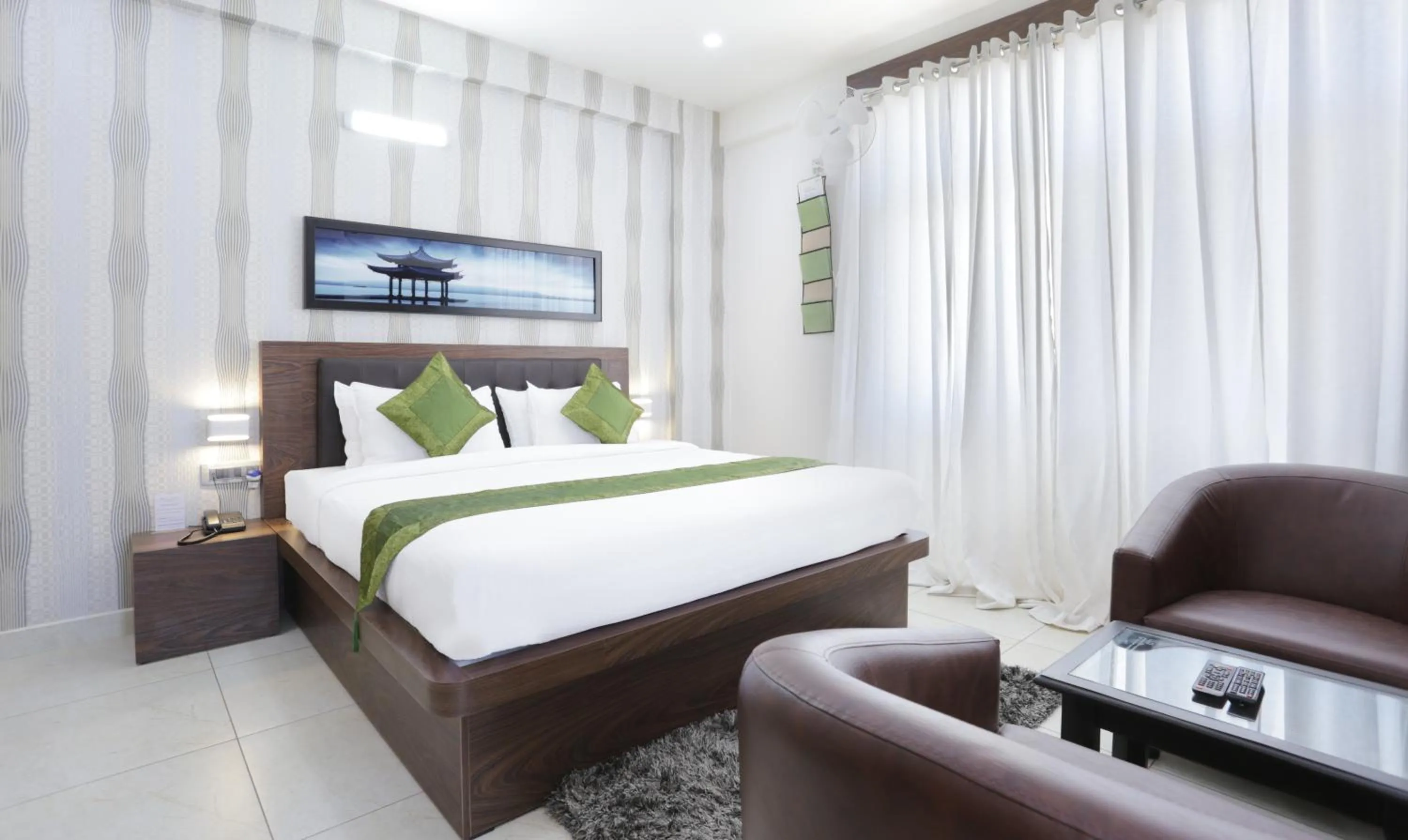Bedroom, Bed in Treebo Sandpipers Kushalnagar