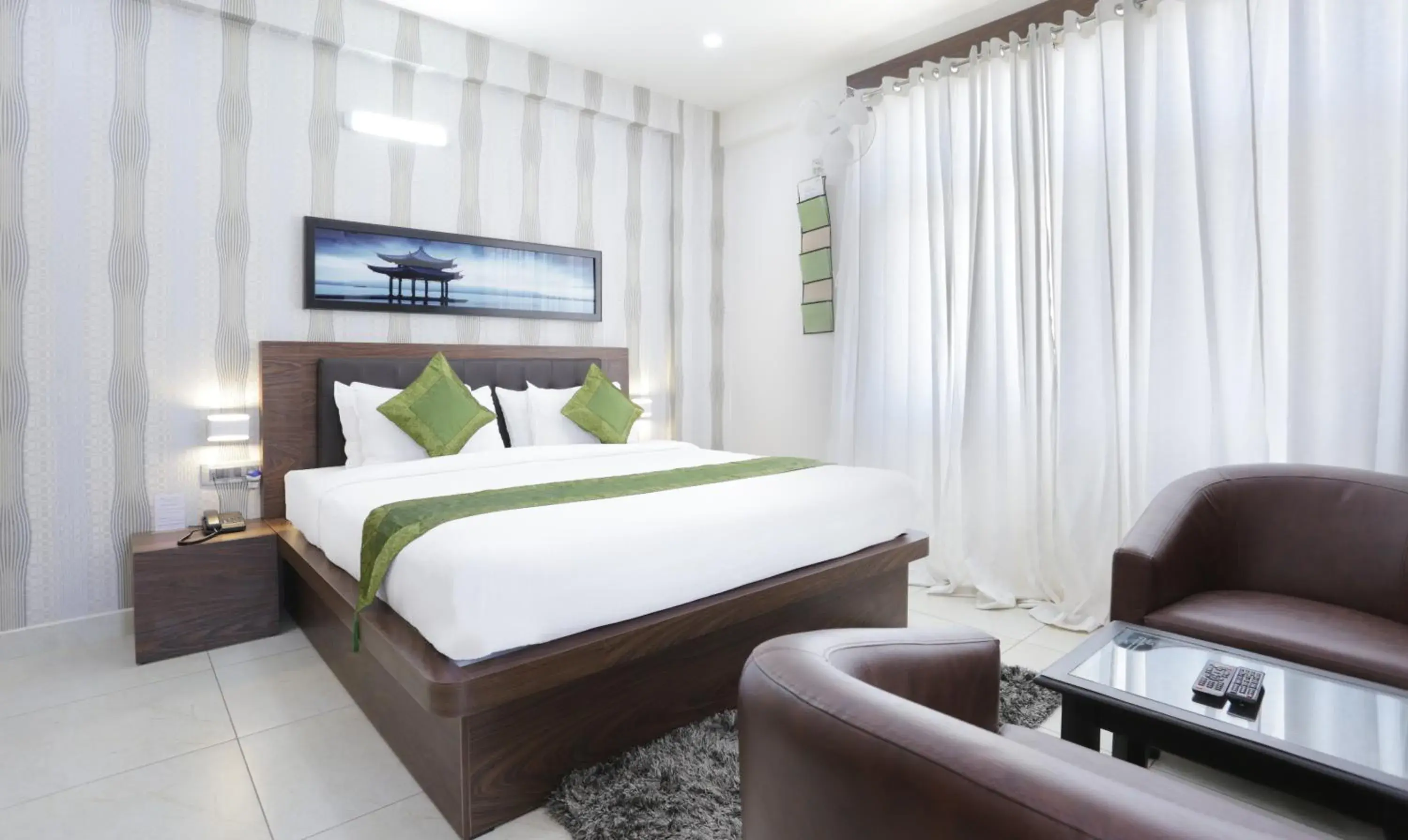 Bedroom, Bed in Treebo Sandpipers Kushalnagar Bedroom, Bed in Treebo Sandpipers Kushalnagar