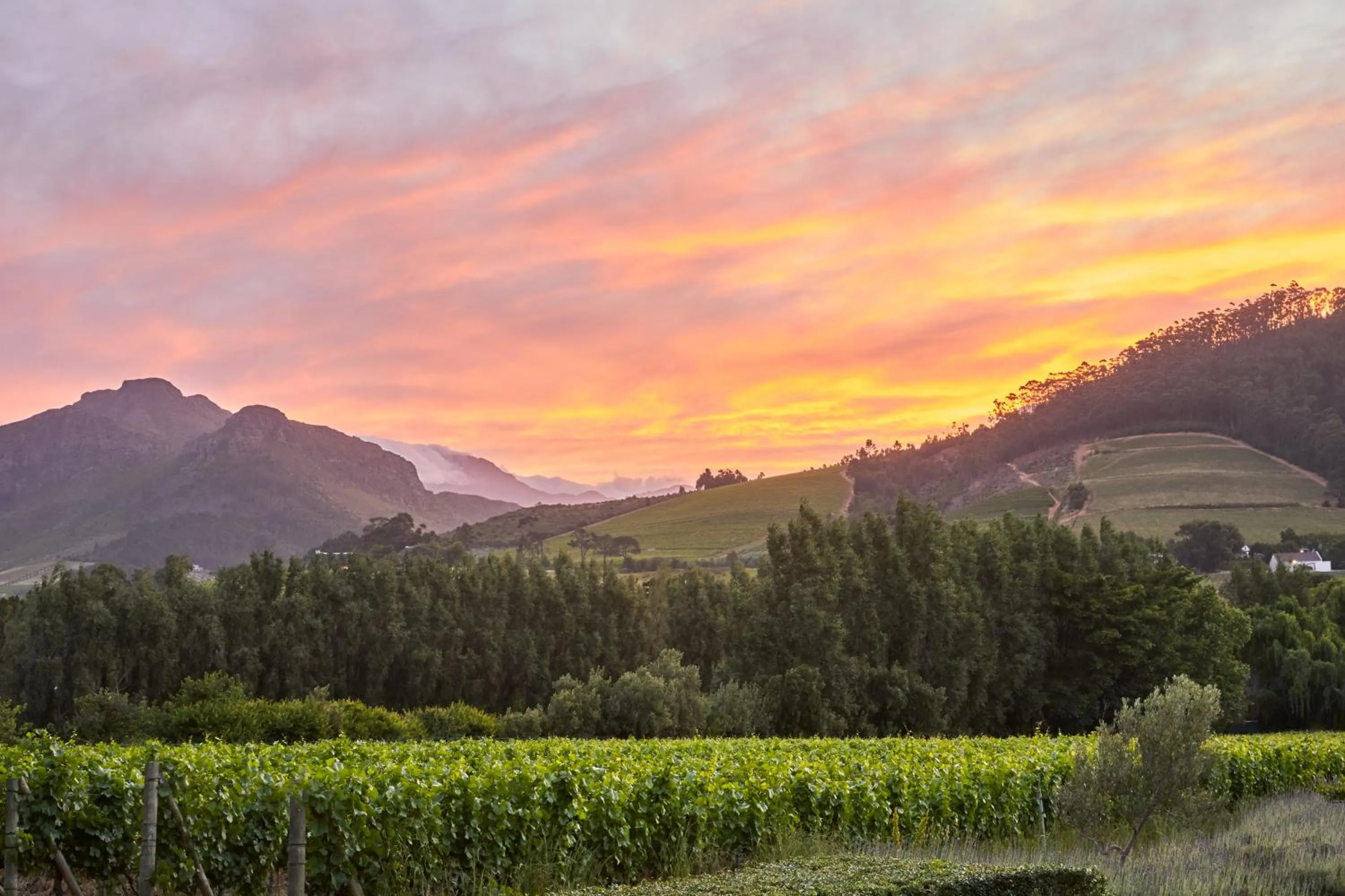 Natural landscape in La Clé Lodge