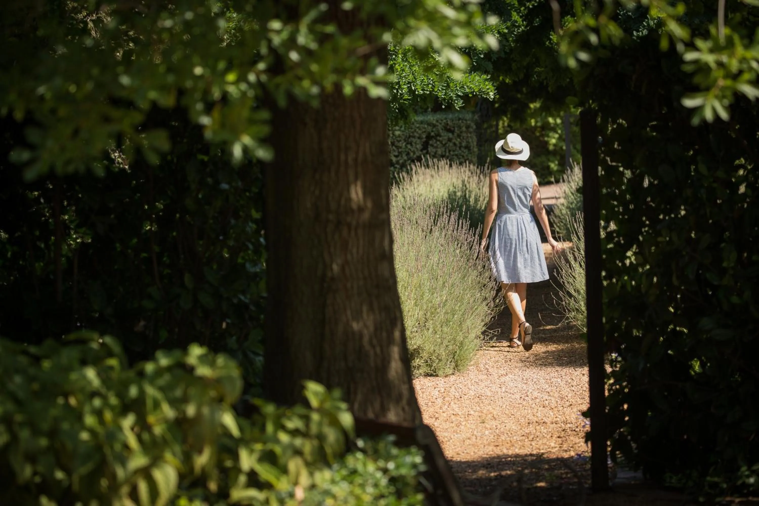 Garden in La Clé Lodge