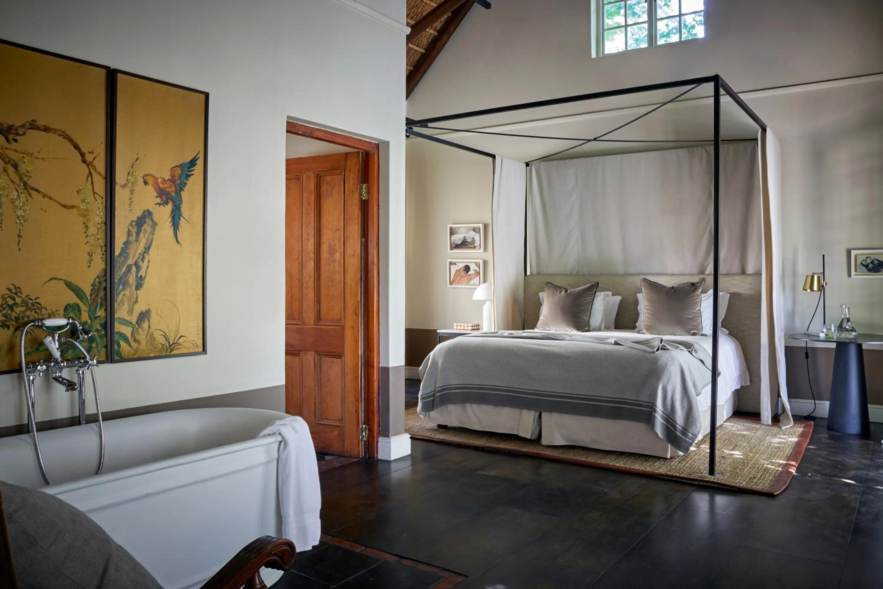 Bed in La Clé Lodge