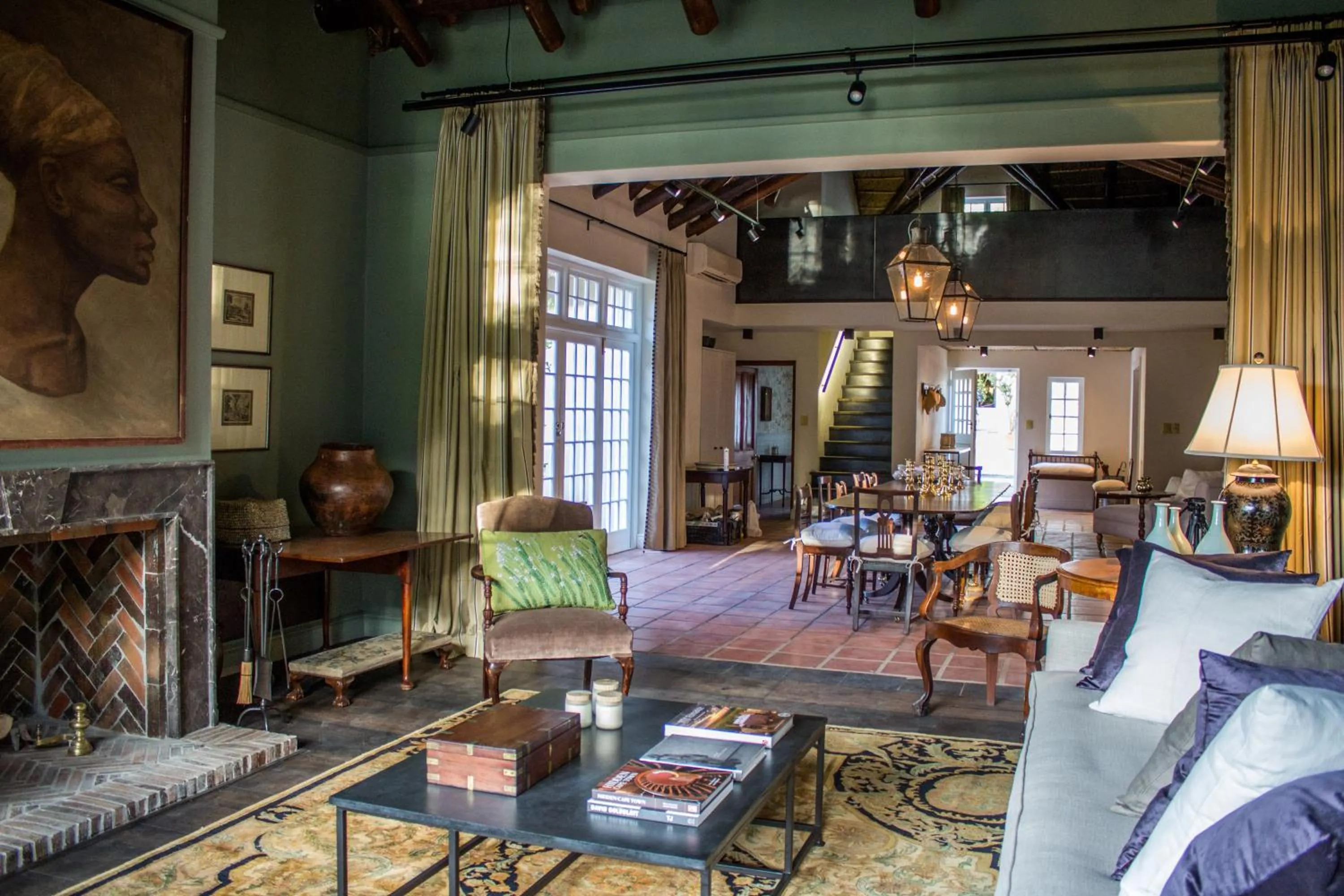 Living room in La Clé Lodge