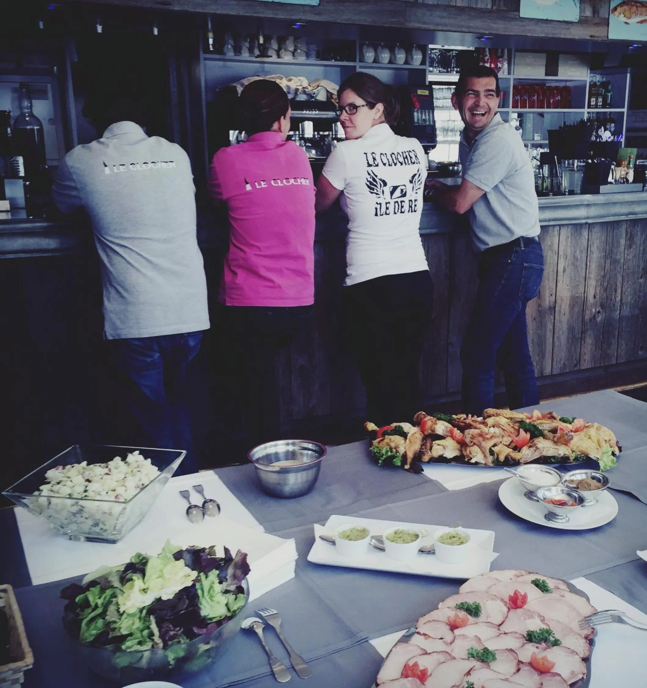 Staff in Hotel Le Clocher