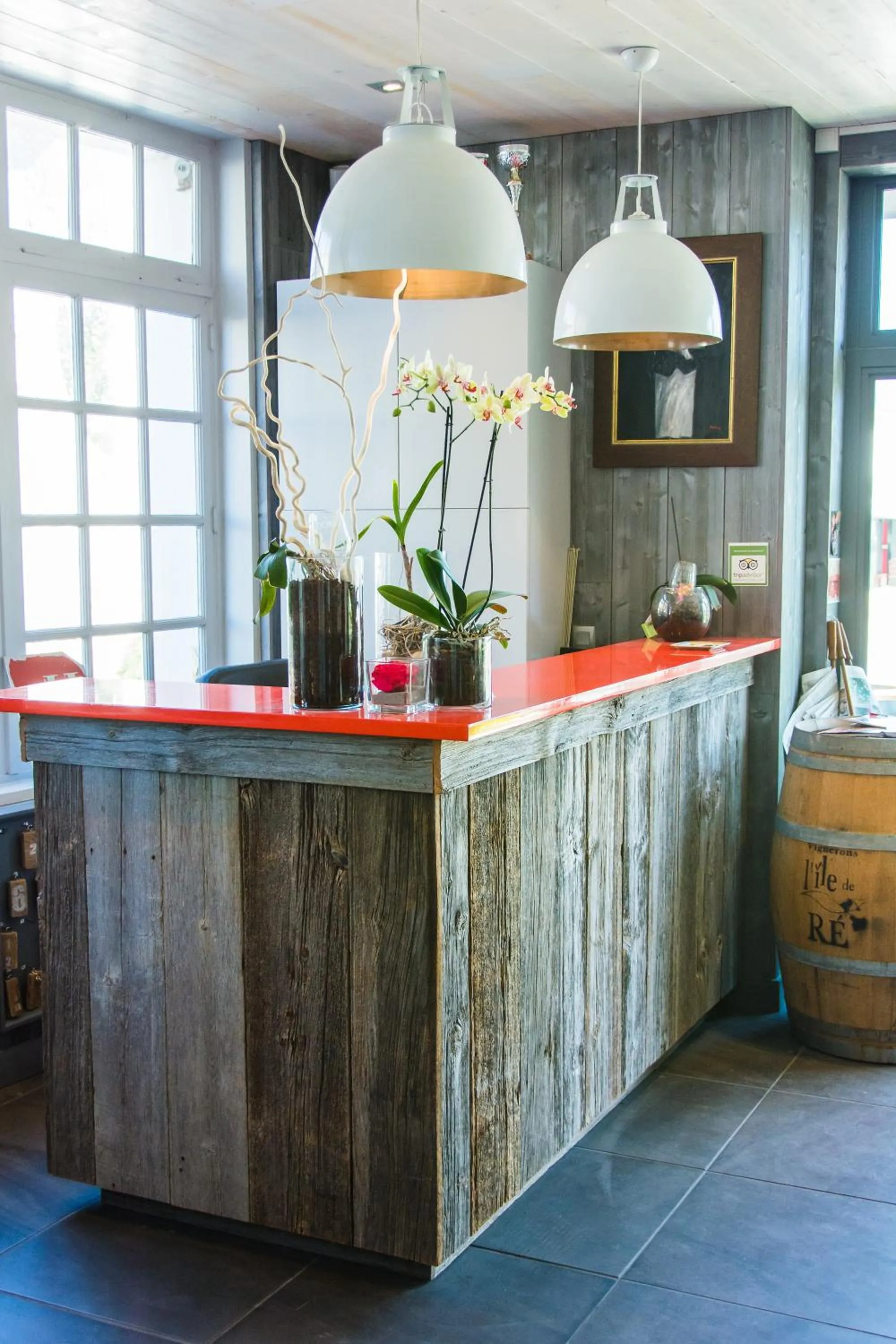 Lobby or reception in Hotel Le Clocher