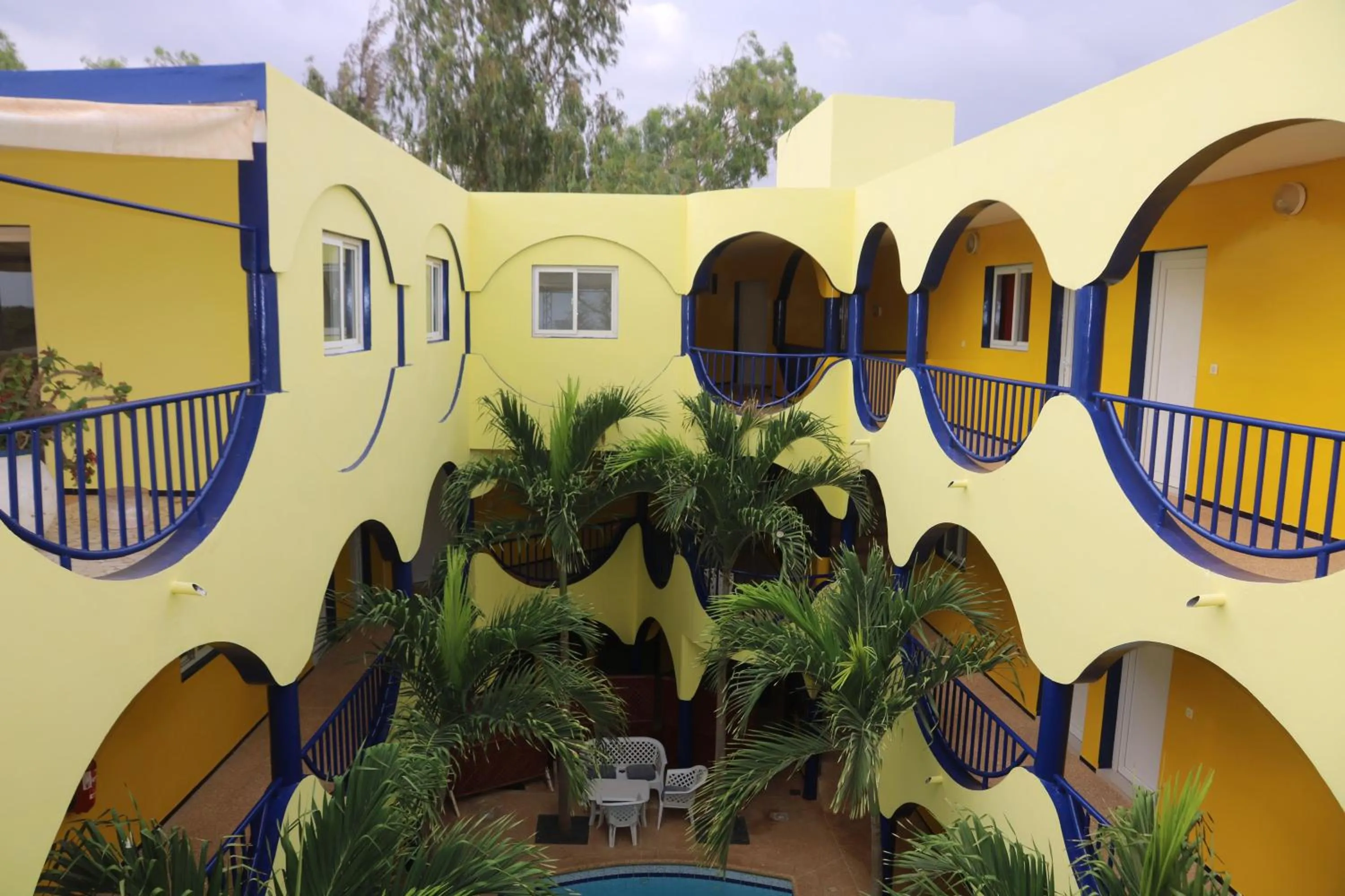 Pool view in Hacienda