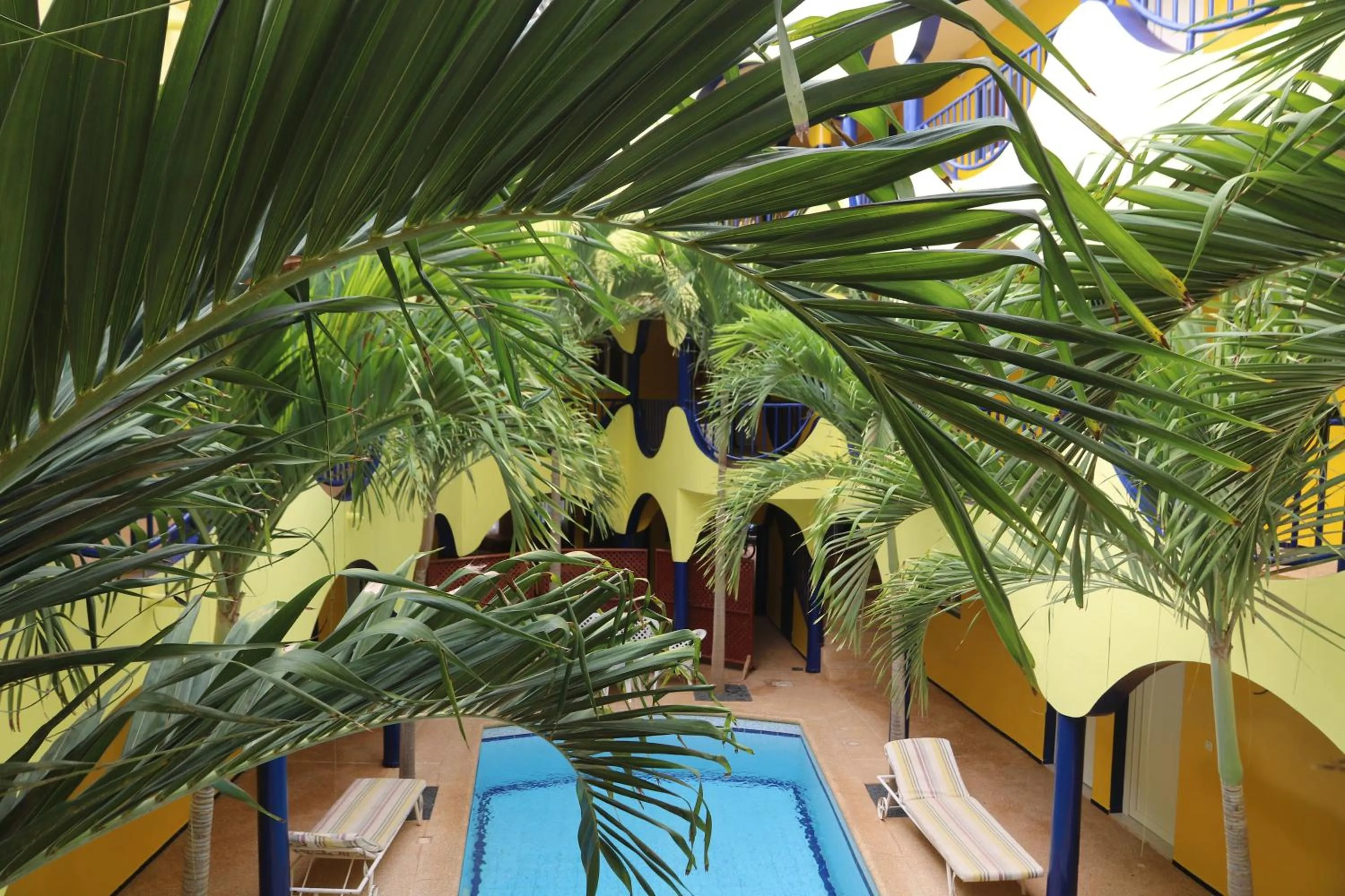 Pool view in Hacienda