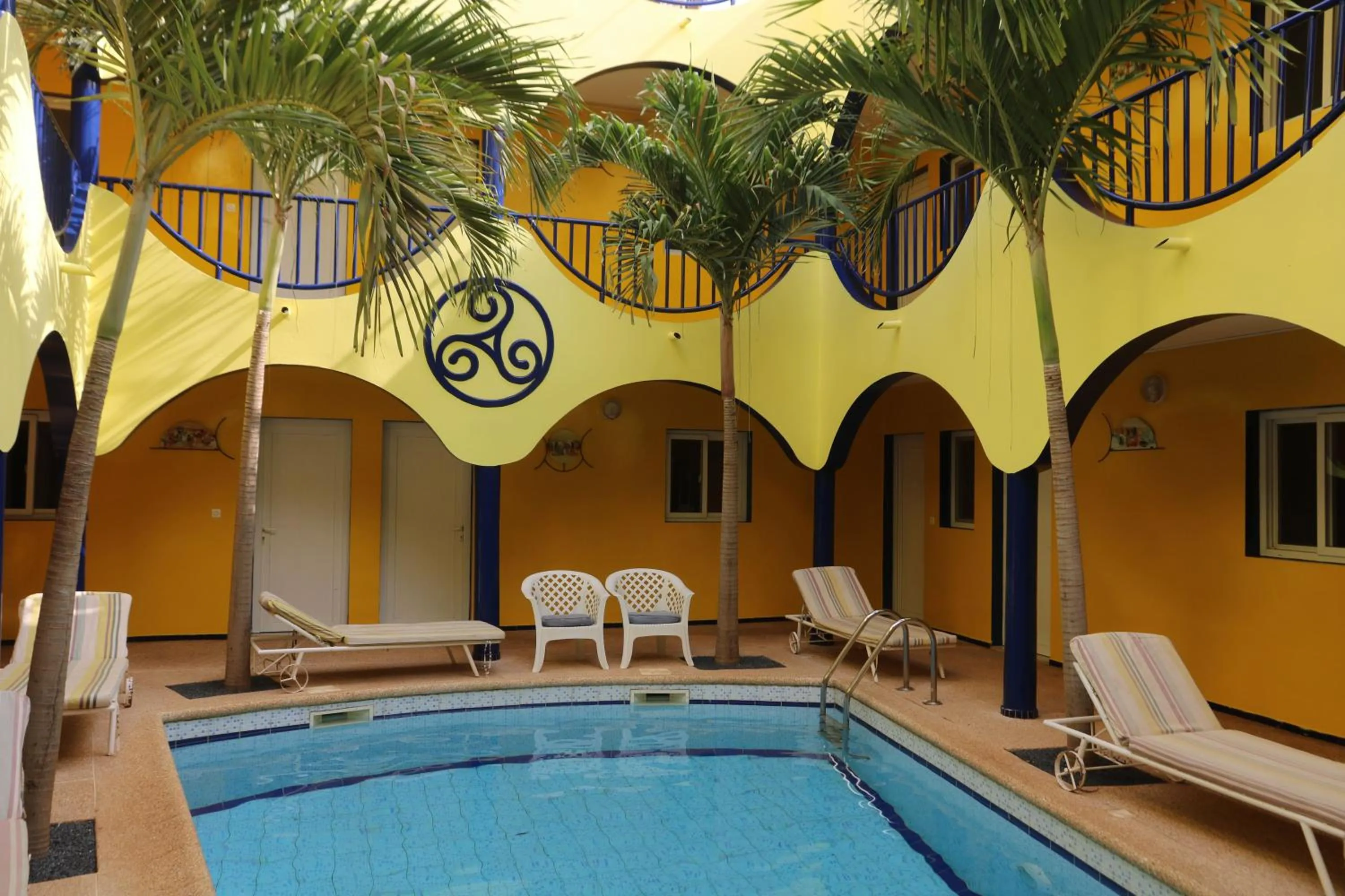 Pool view in Hacienda