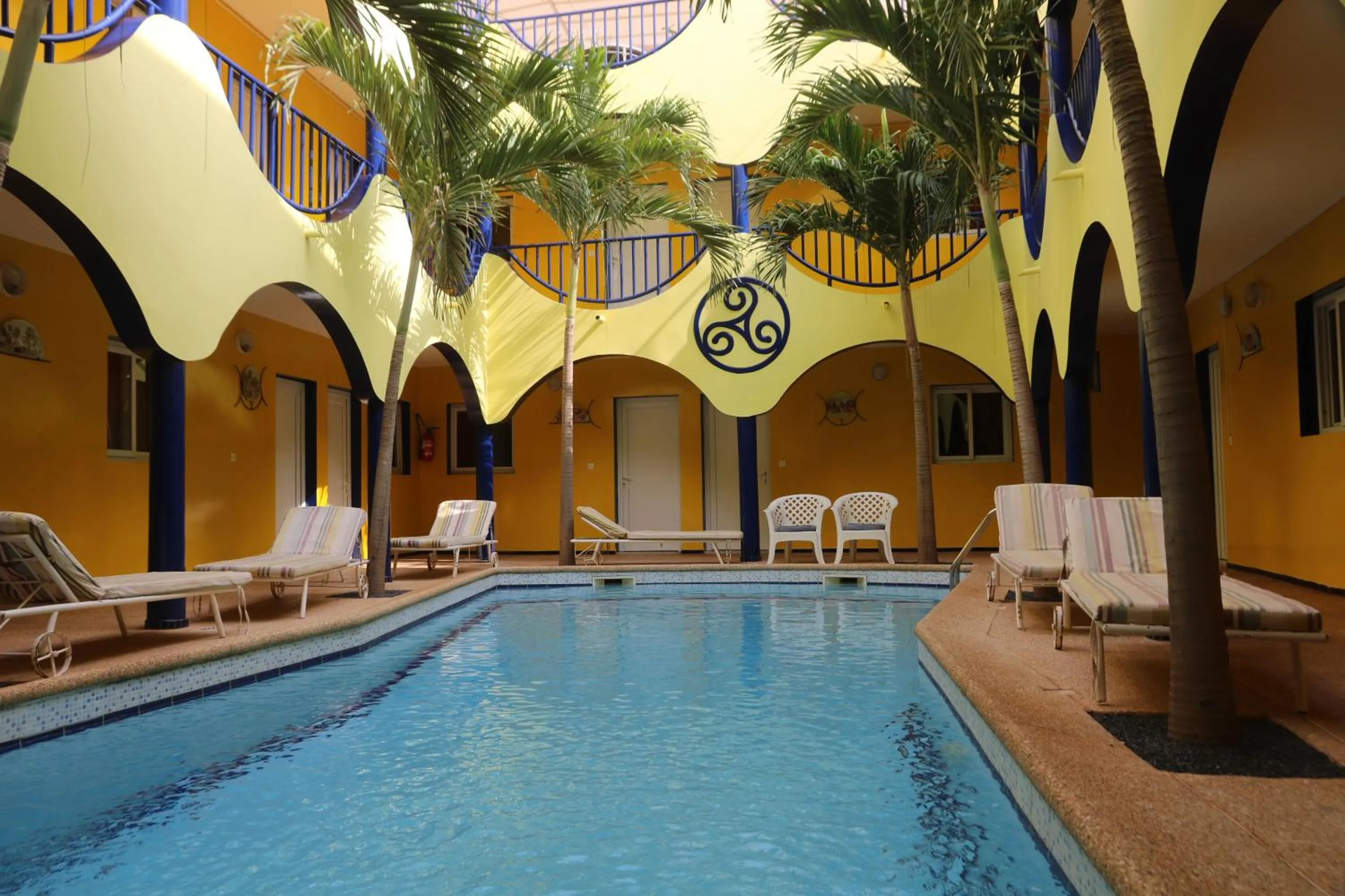 Pool view in Hacienda