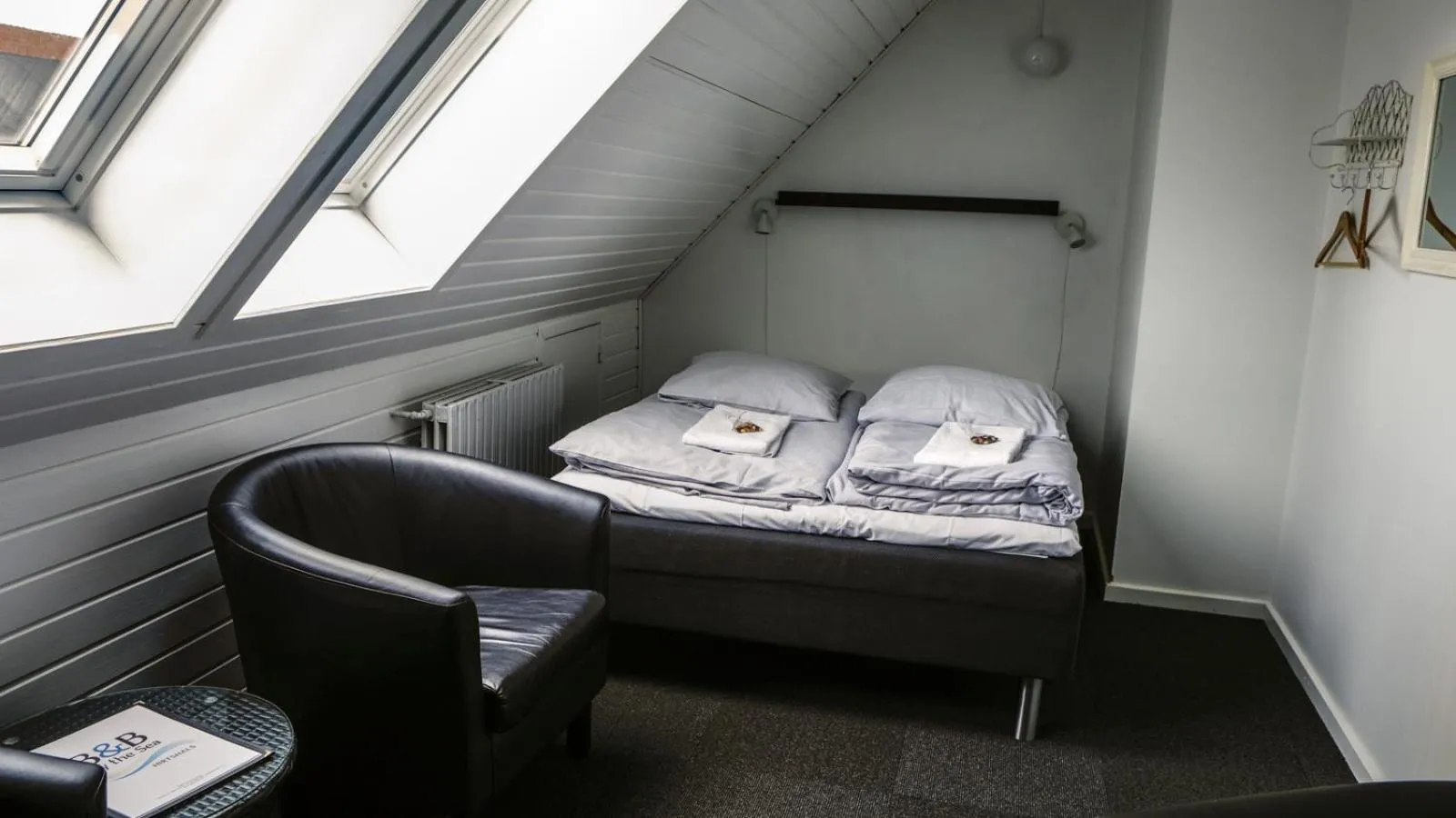 Bed in B&B by the Sea Hirtshals