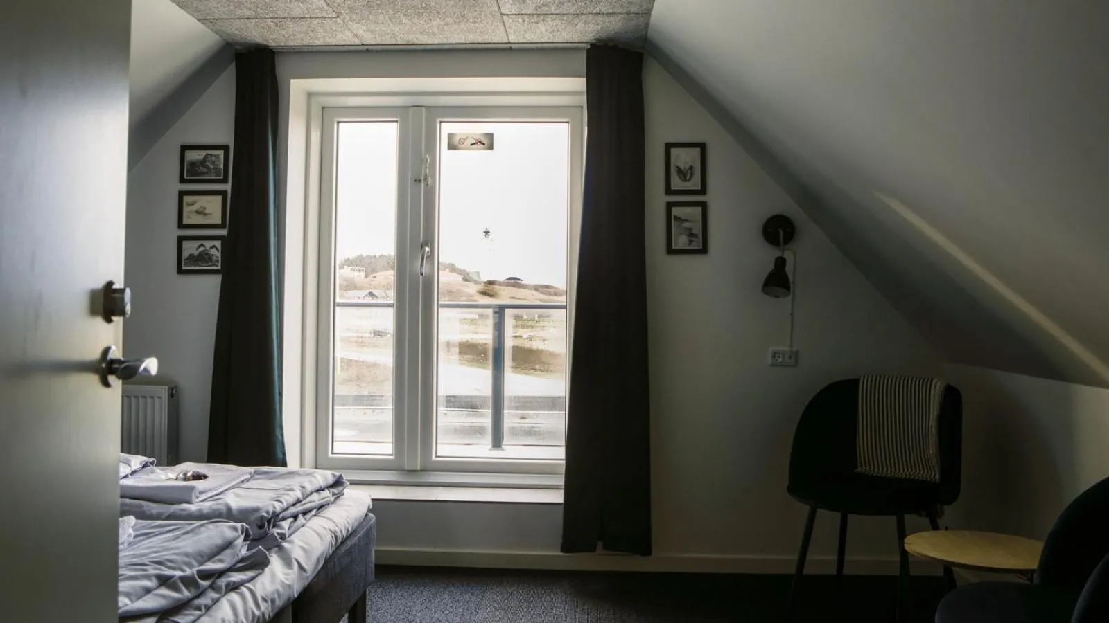Bed in B&B by the Sea Hirtshals