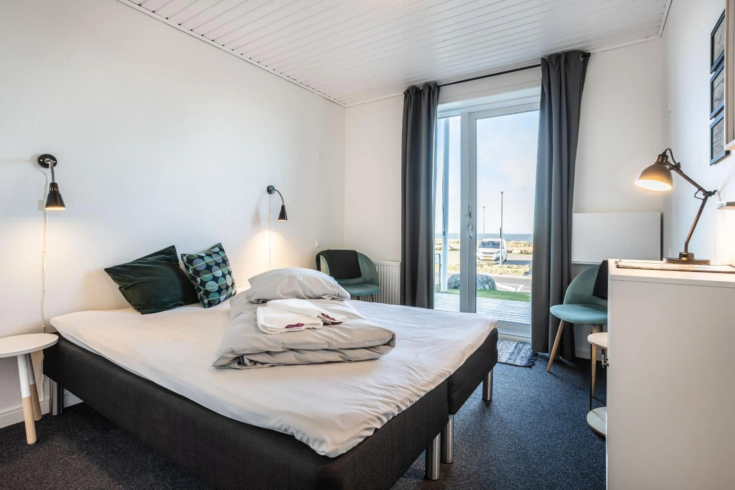 Bed in B&B by the Sea Hirtshals