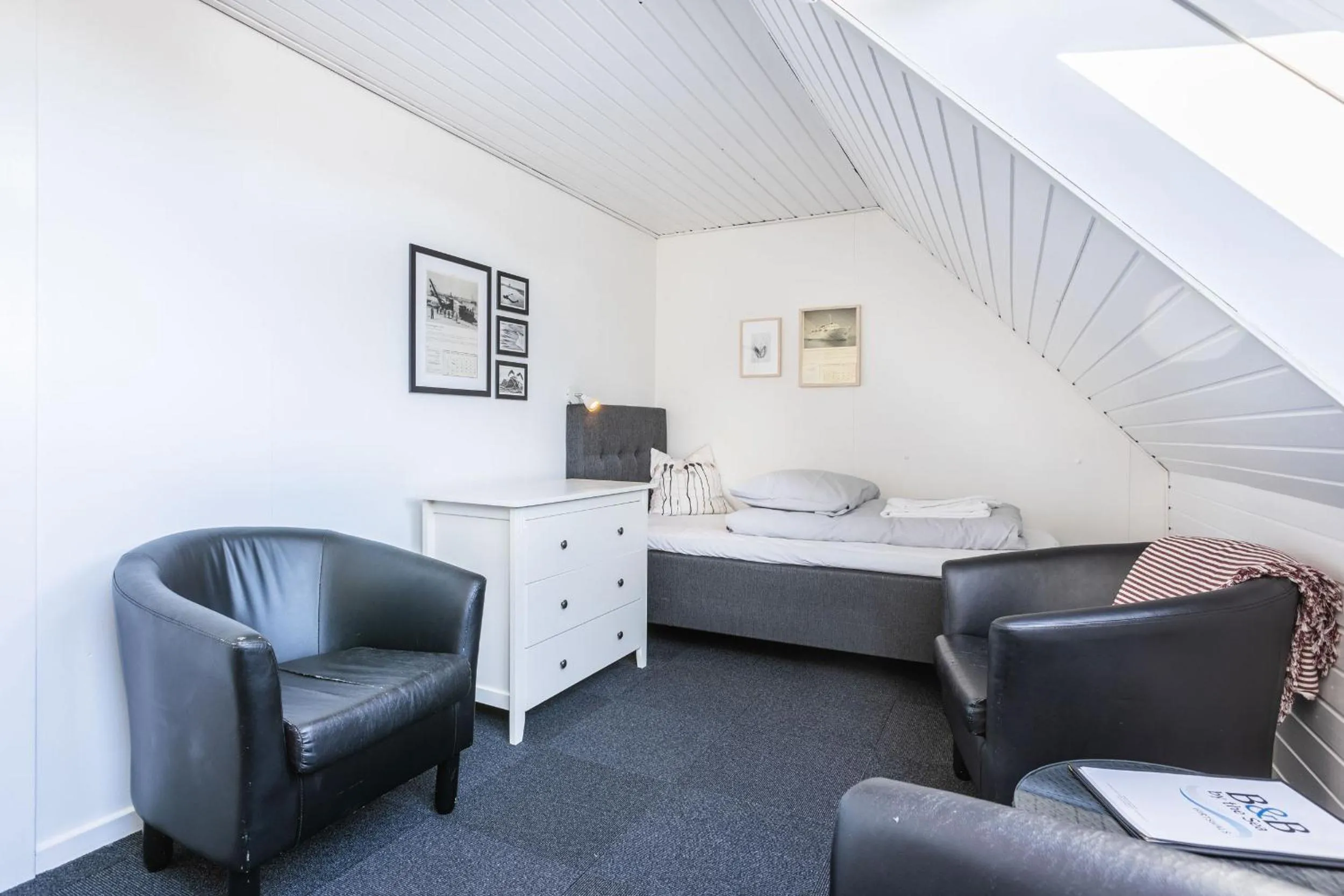 Bed in B&B by the Sea Hirtshals