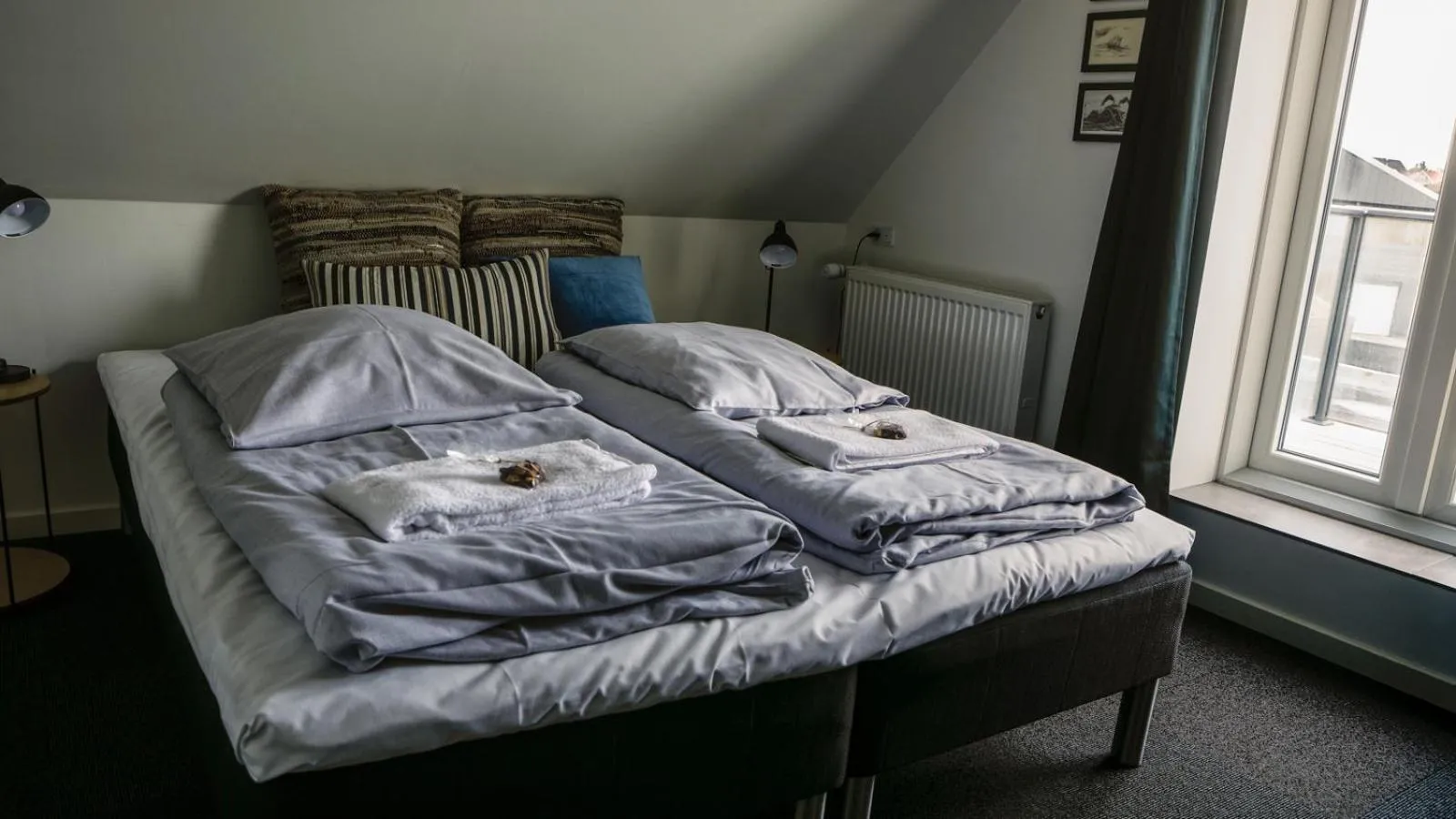 Bed in B&B by the Sea Hirtshals