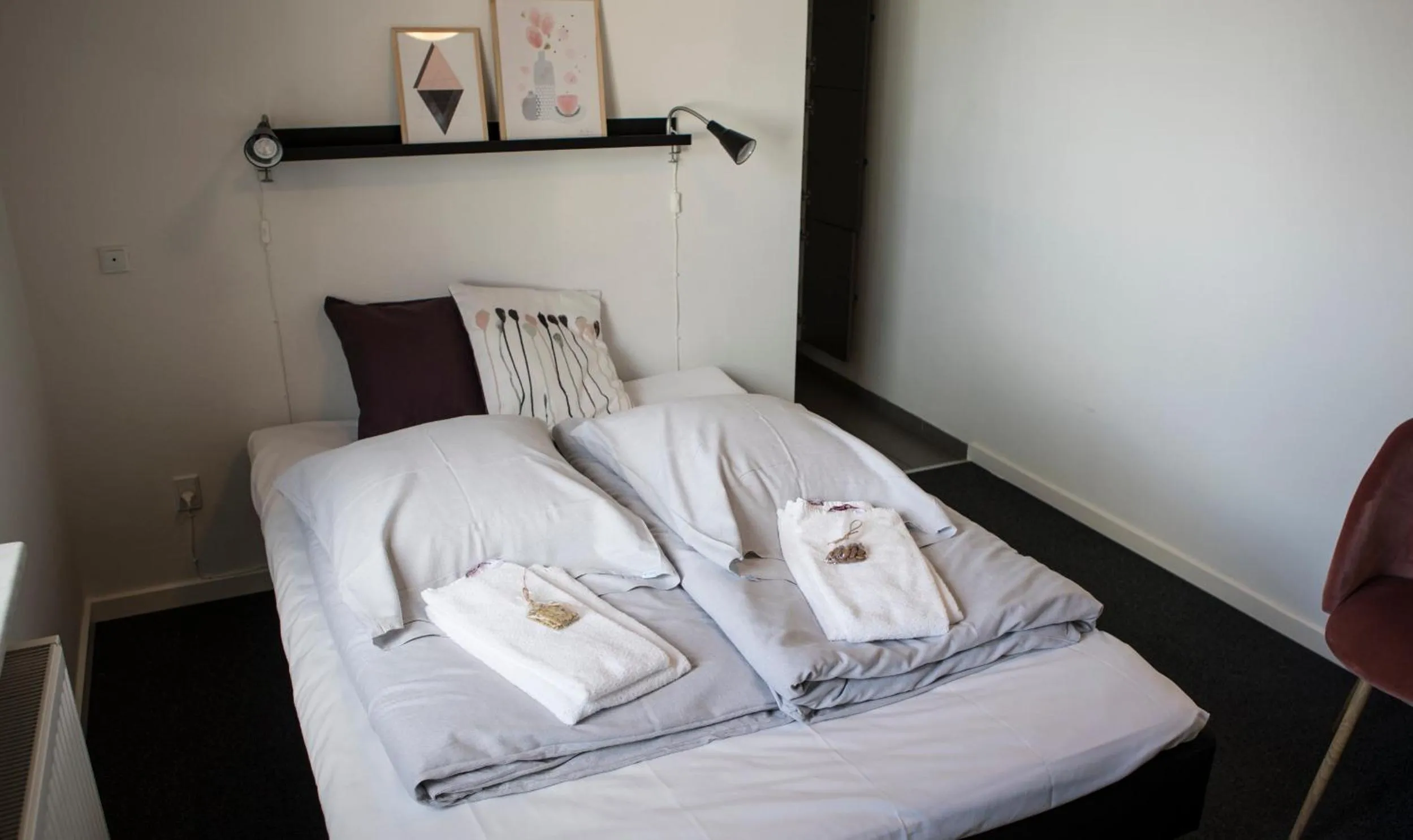 Bed in B&B by the Sea Hirtshals