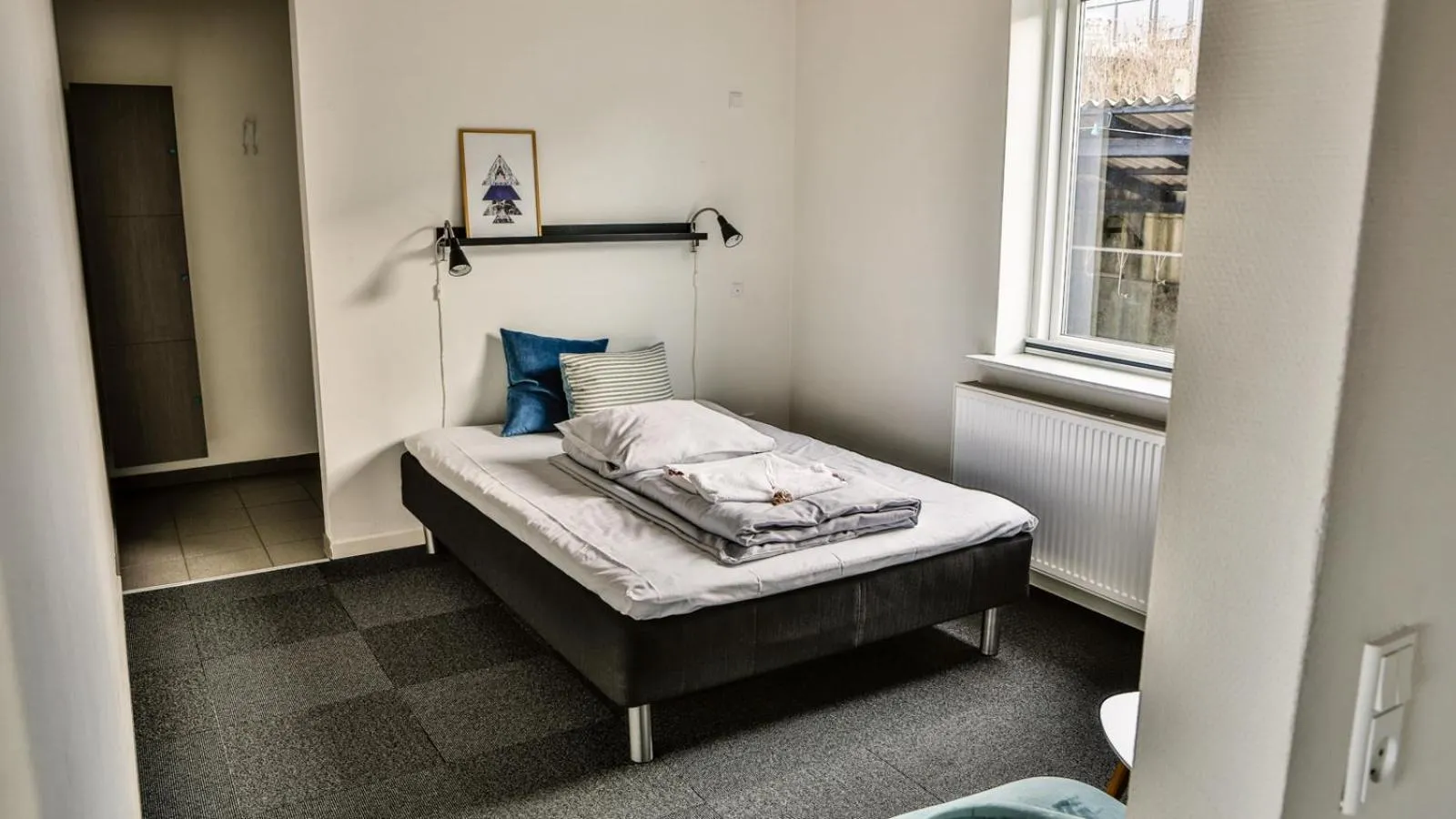 Bed in B&B by the Sea Hirtshals
