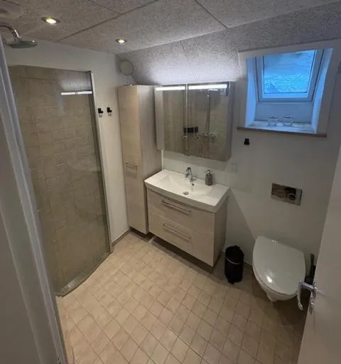 Shower in B&B by the Sea Hirtshals