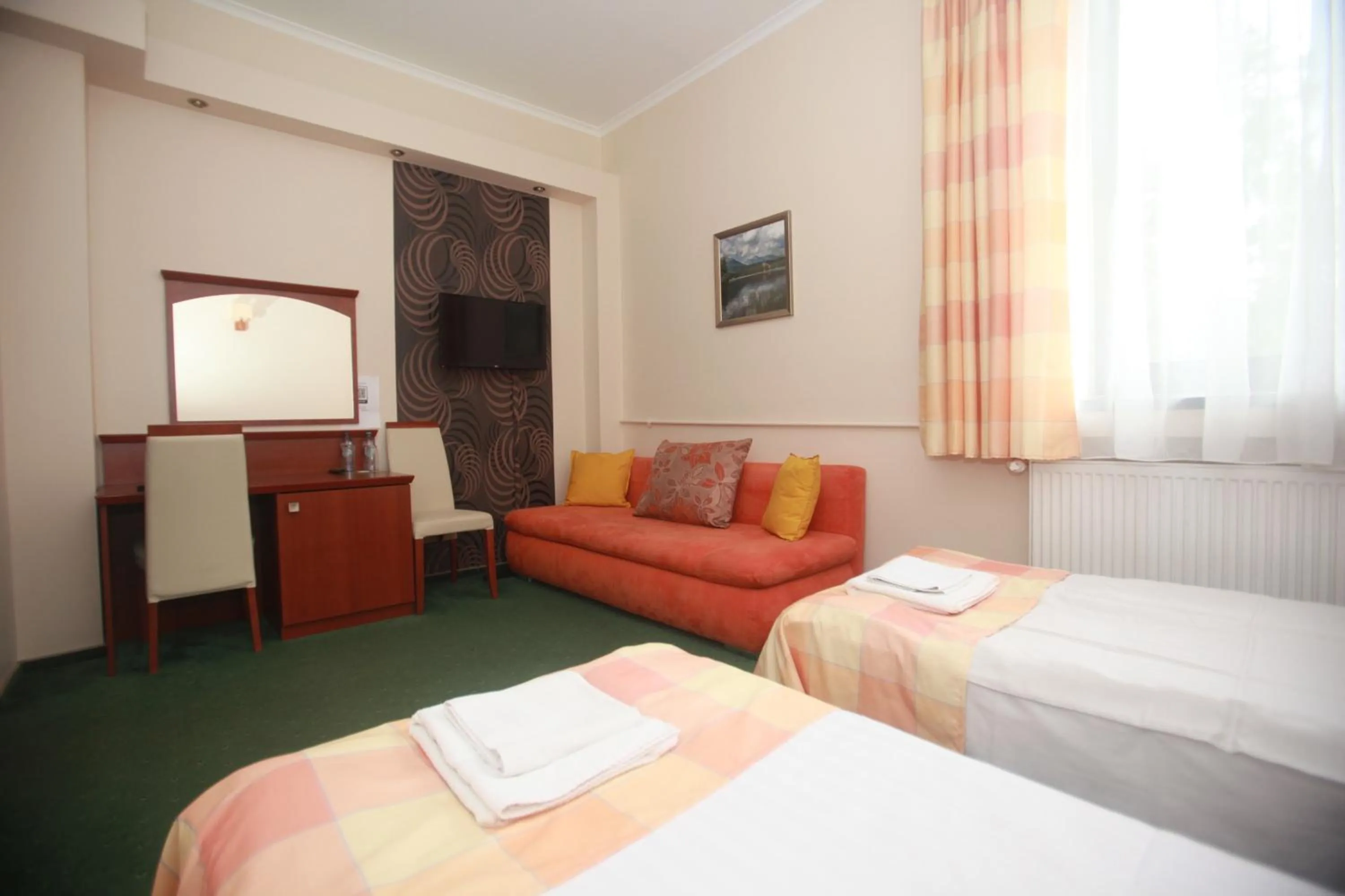 Bed in Restauracja Noclegi Ruczaj