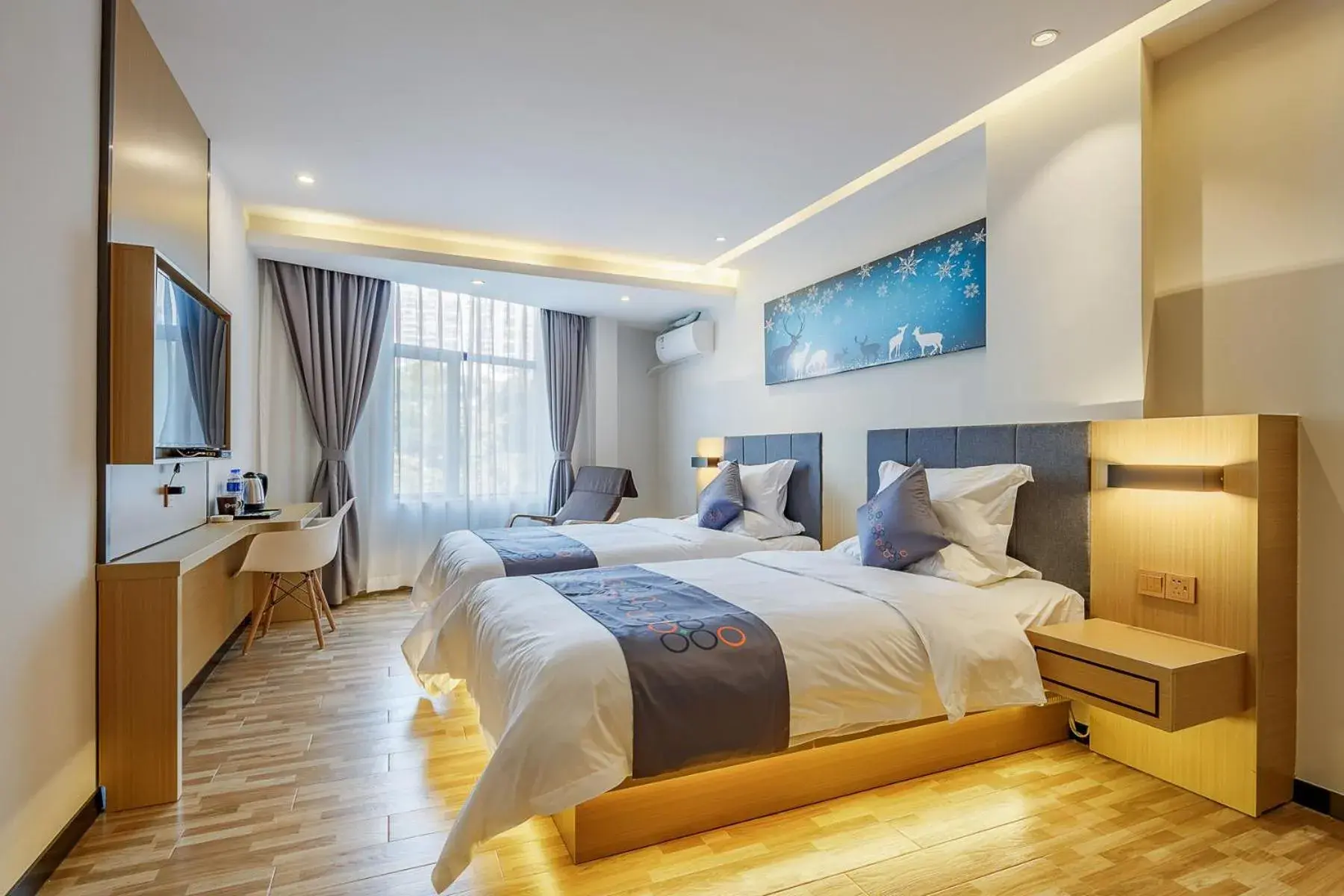 Bed in Yimi Inn Changdi Damalu Branch Bed in Yimi Inn Changdi Damalu Branch