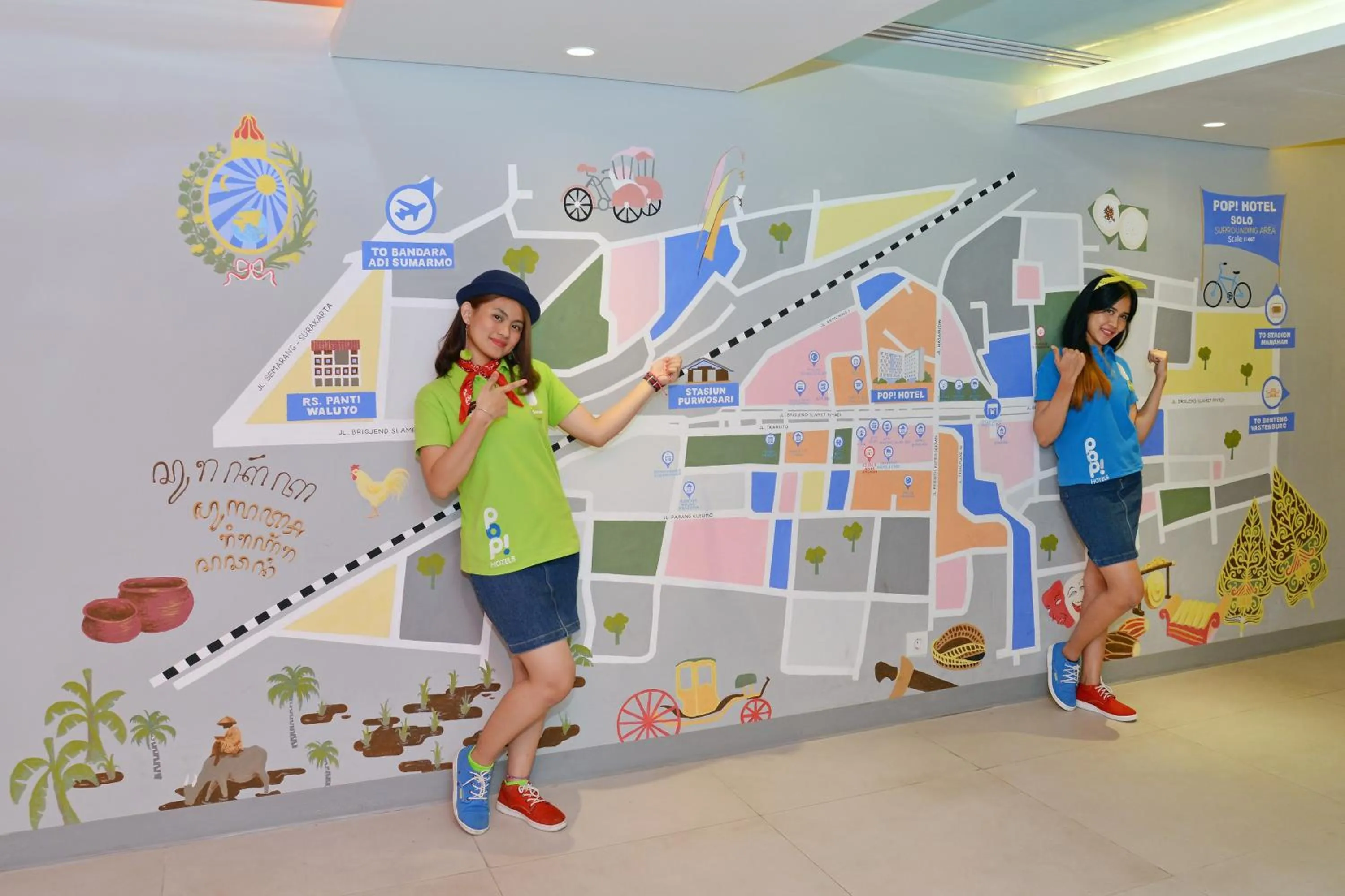 Lobby or reception in POP! Hotel Solo