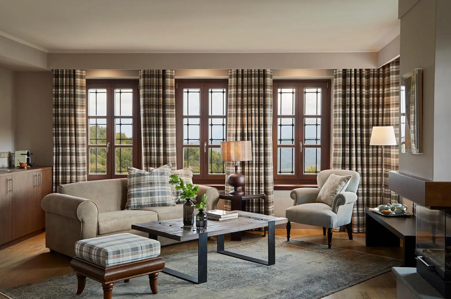 Living room in MounTrace Suites & SPA