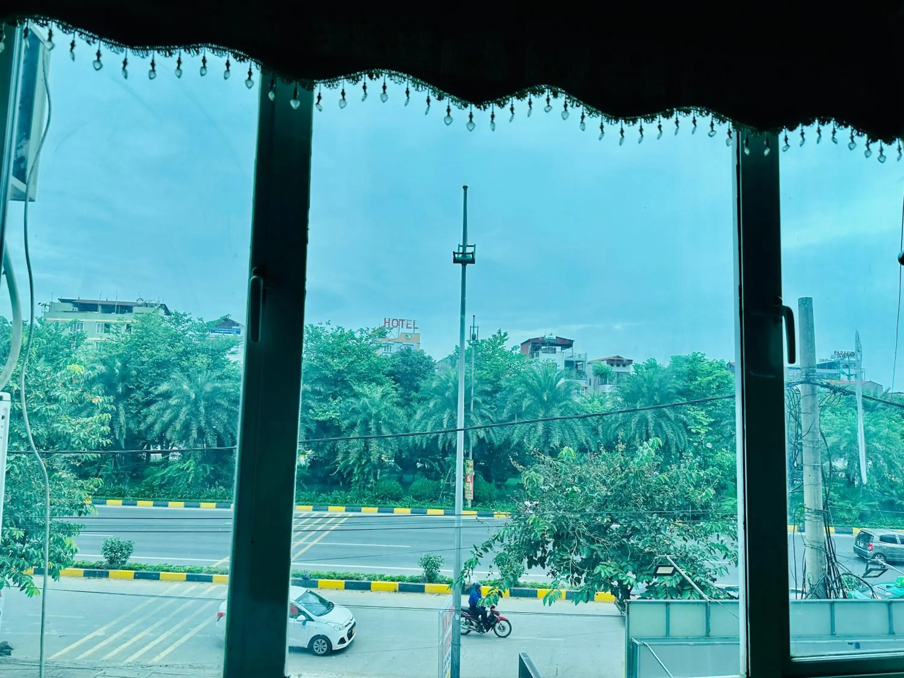 Quiet street view in Van Anh Hotel Quiet street view in Van Anh Hotel