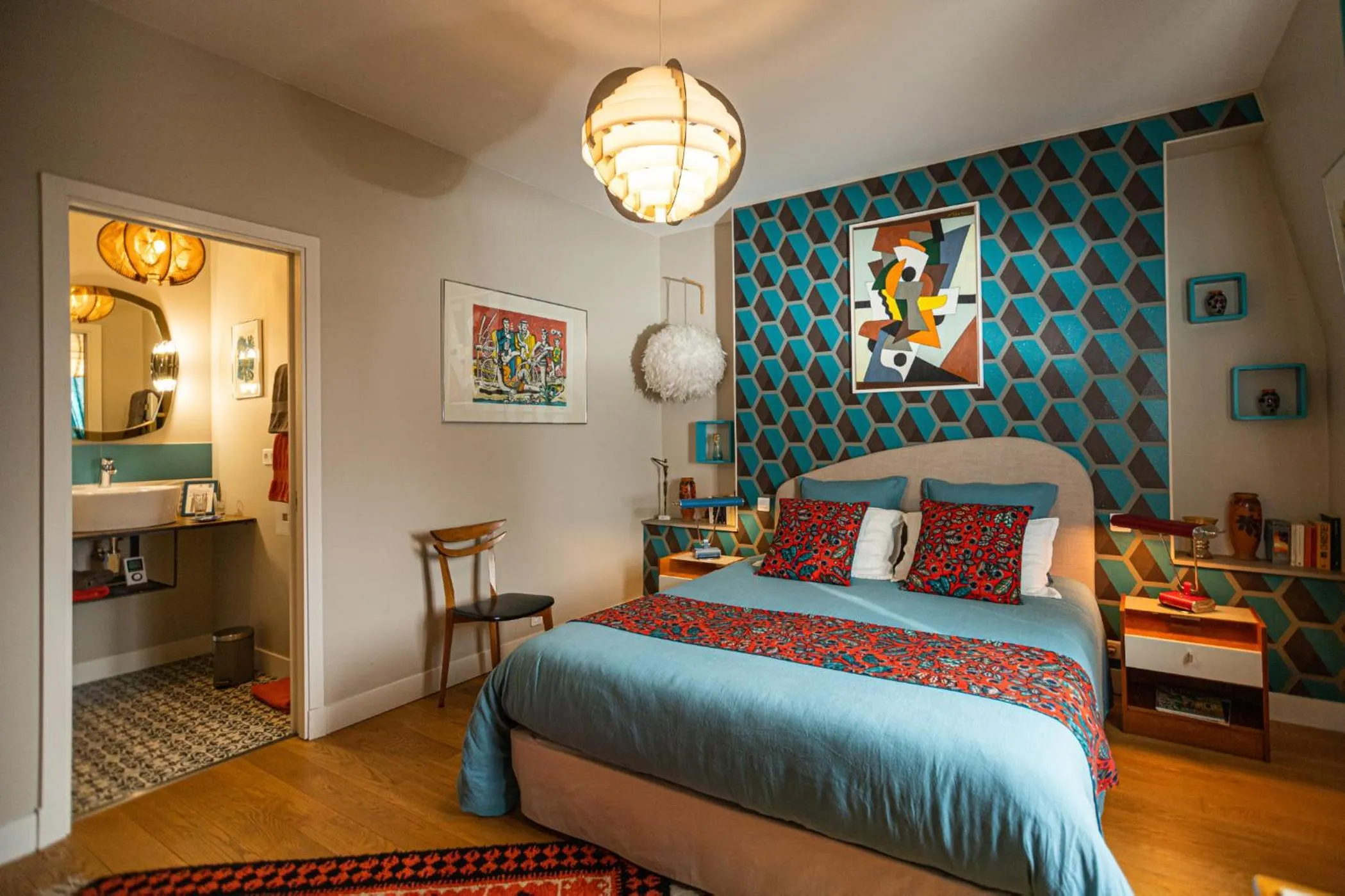 Bed in Le Jardin des Toiles