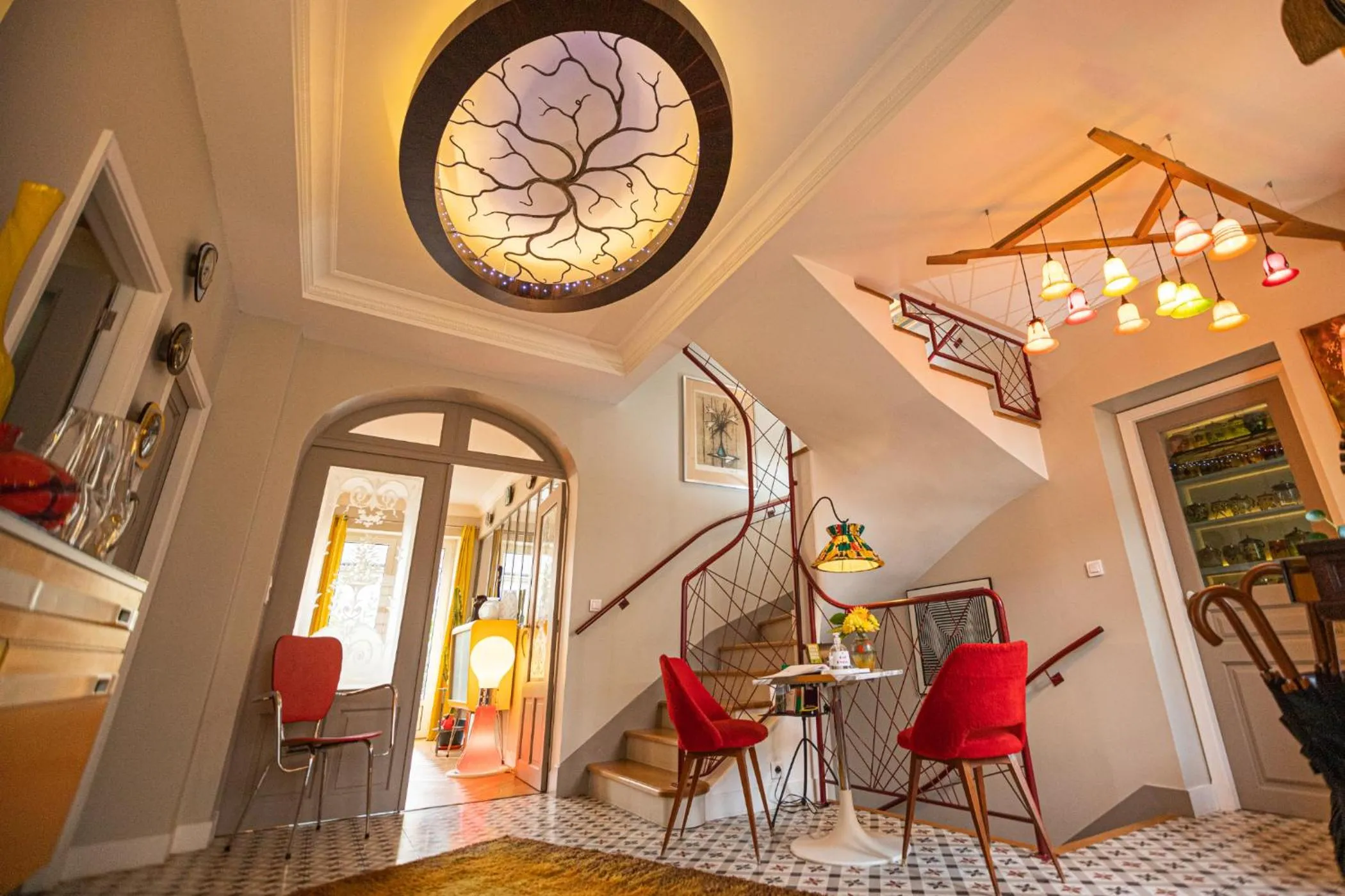 Lobby or reception in Le Jardin des Toiles