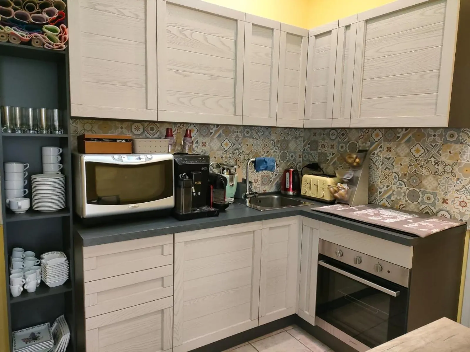 Kitchen or kitchenette in B&B Del Corso