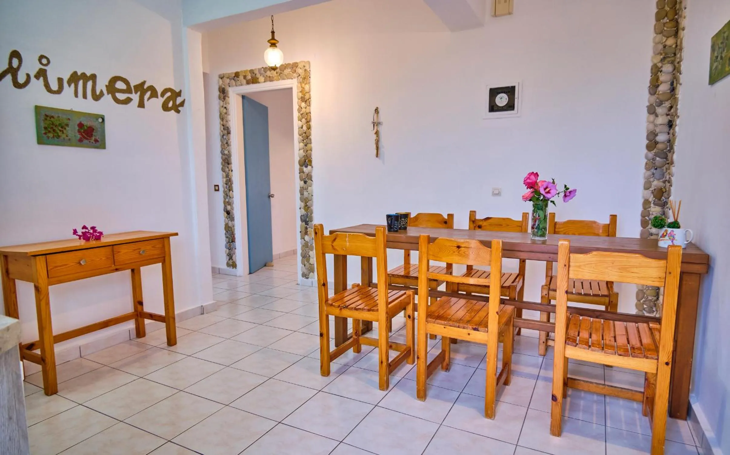 Dining area in Maro Apartments Arillas Corfu