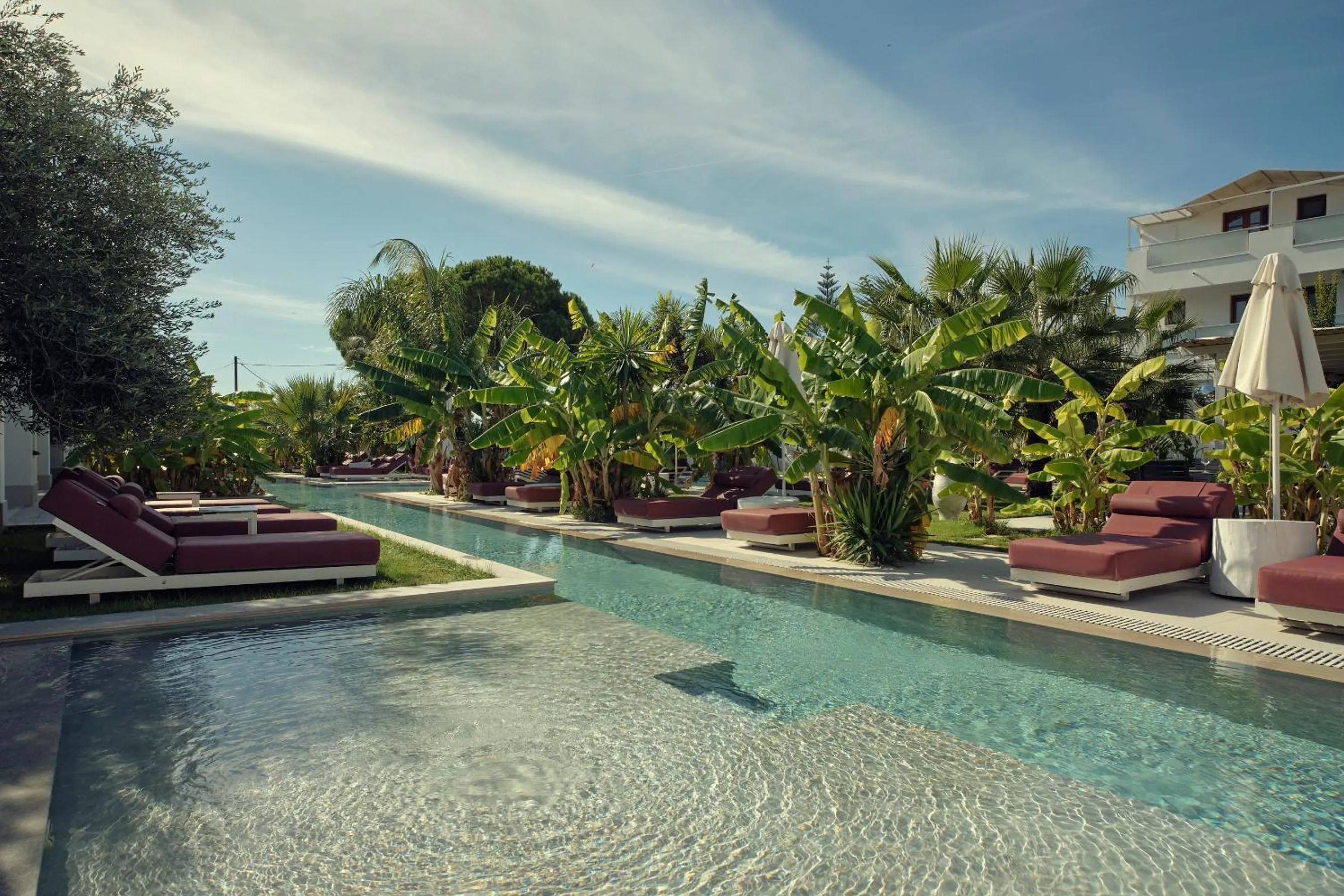 Swimming pool in Maro Apartments Arillas Corfu