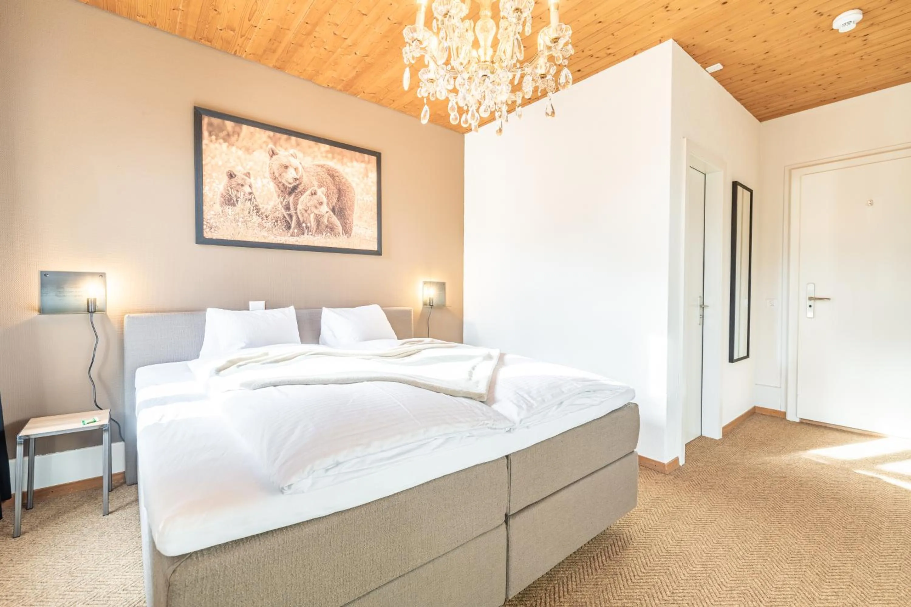 Photo of the whole room, Bed in Gasthof Bären