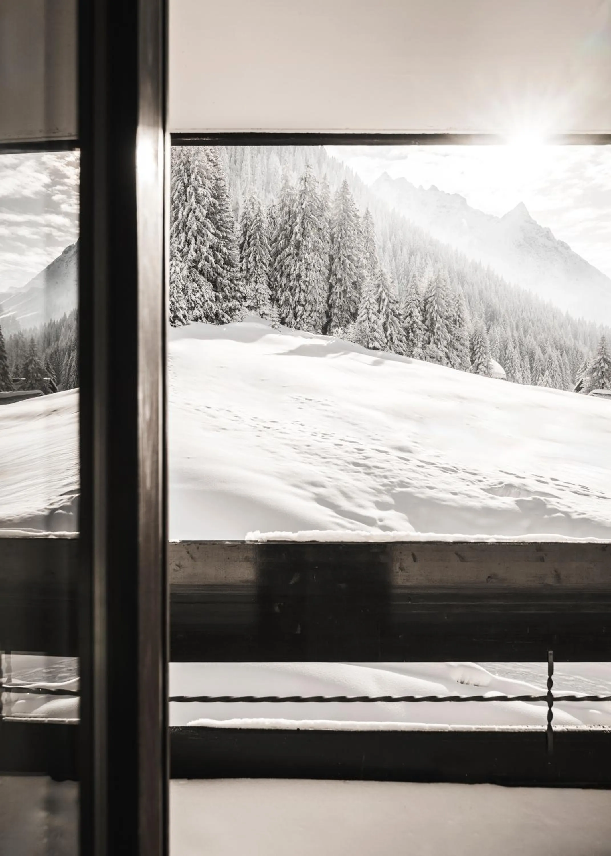 View (from property/room) in Sporthotel Bachmann