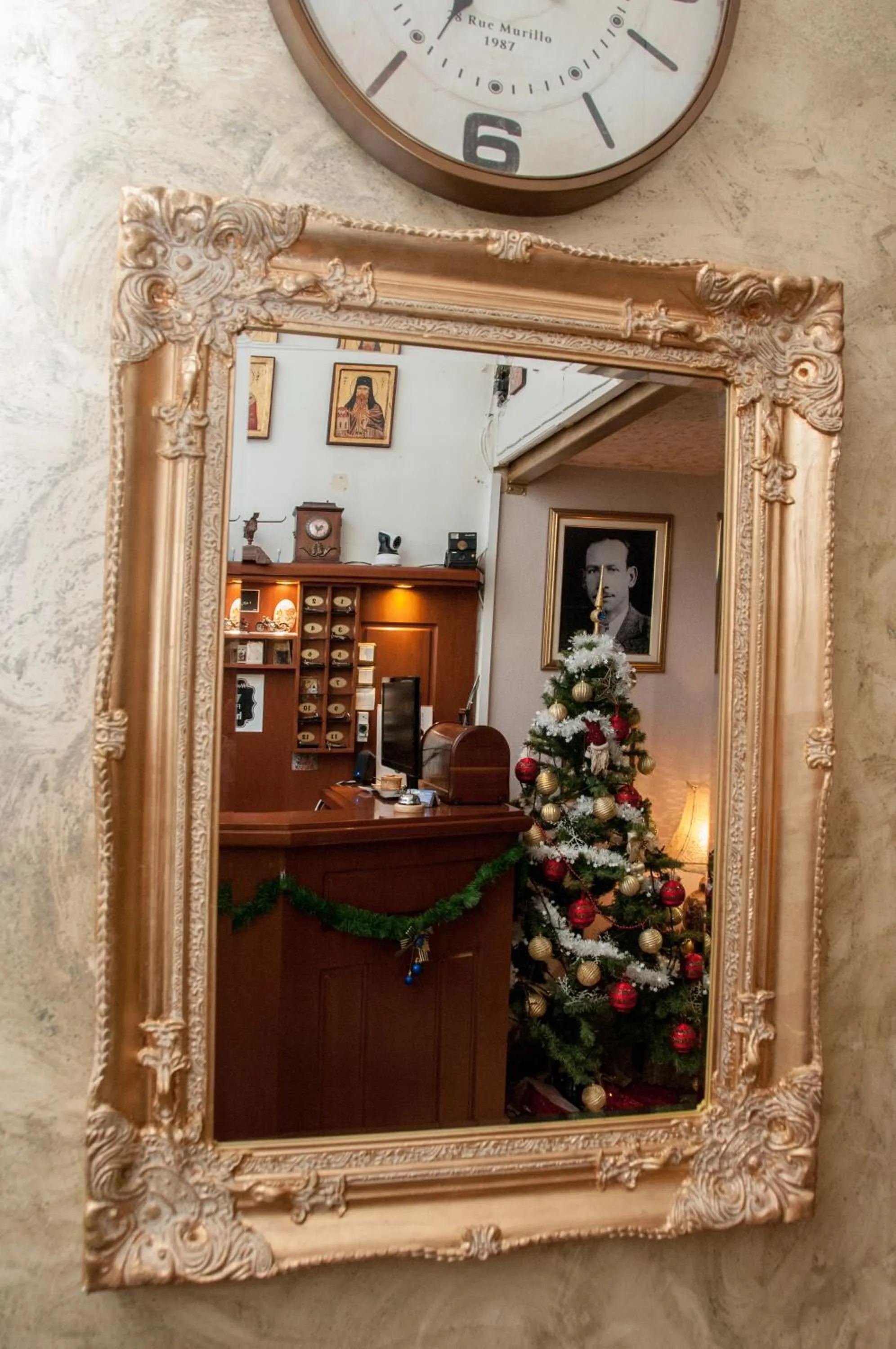 Decorative detail in Aeolic Star Hotel