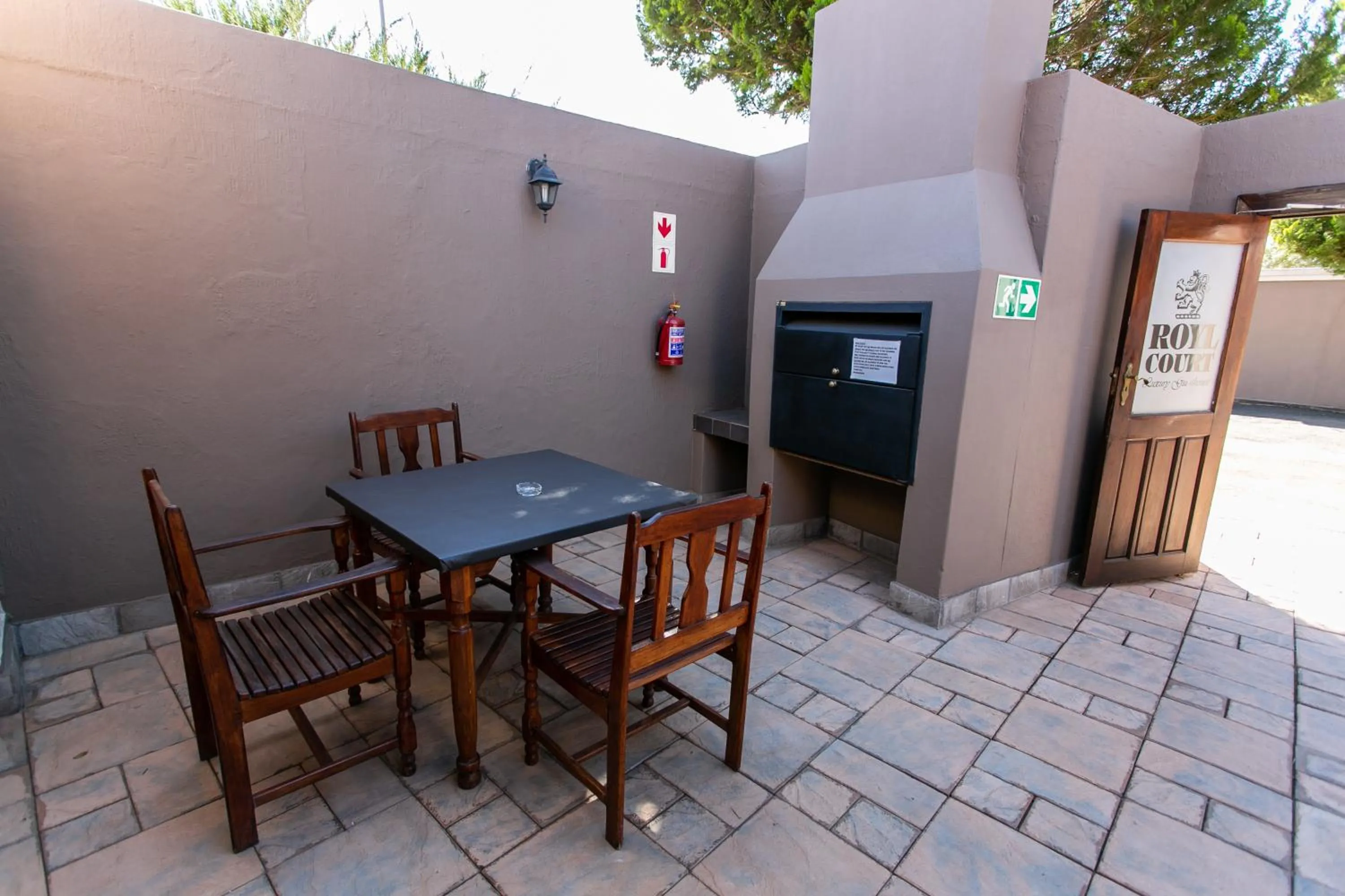 BBQ facilities in Royl Court Guesthouse