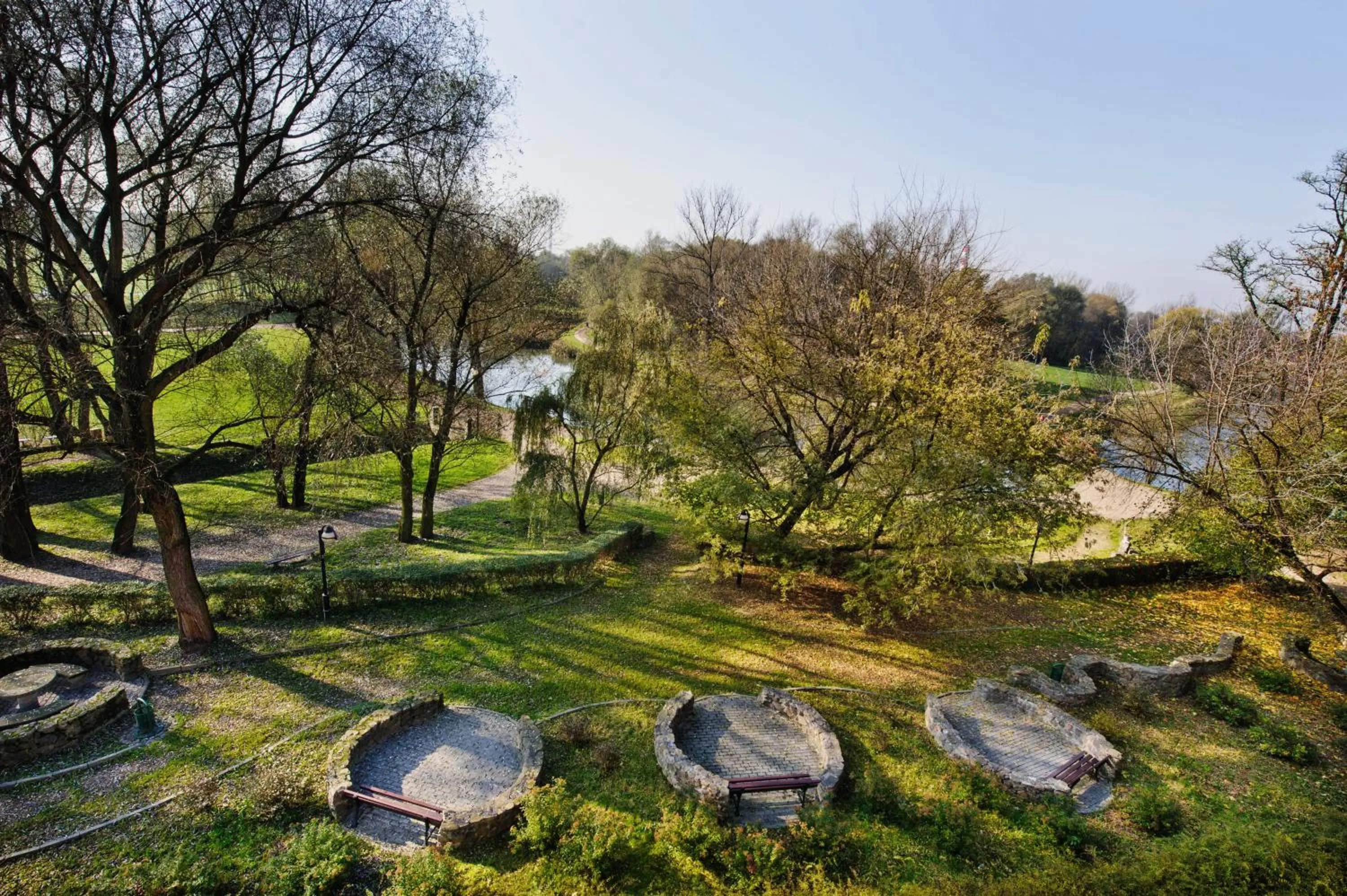 Natural landscape in Dworek Skawiński
