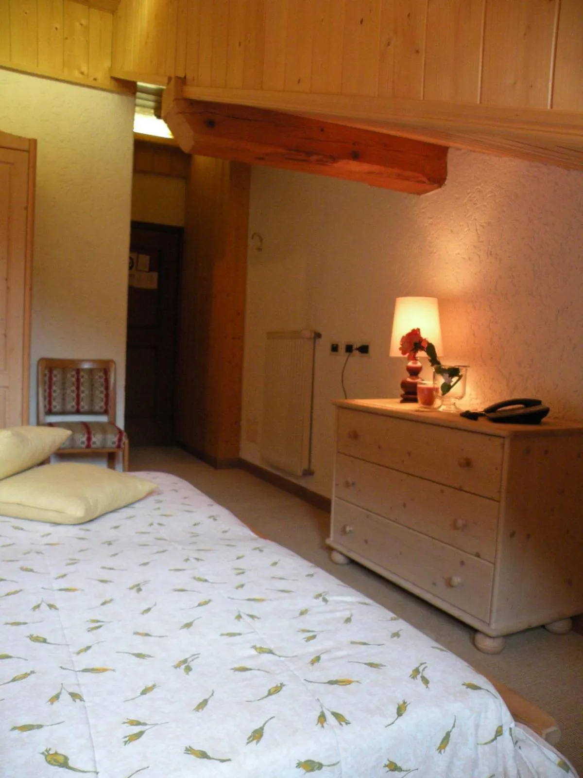 Decorative detail, Bed in Hotel Vajolet