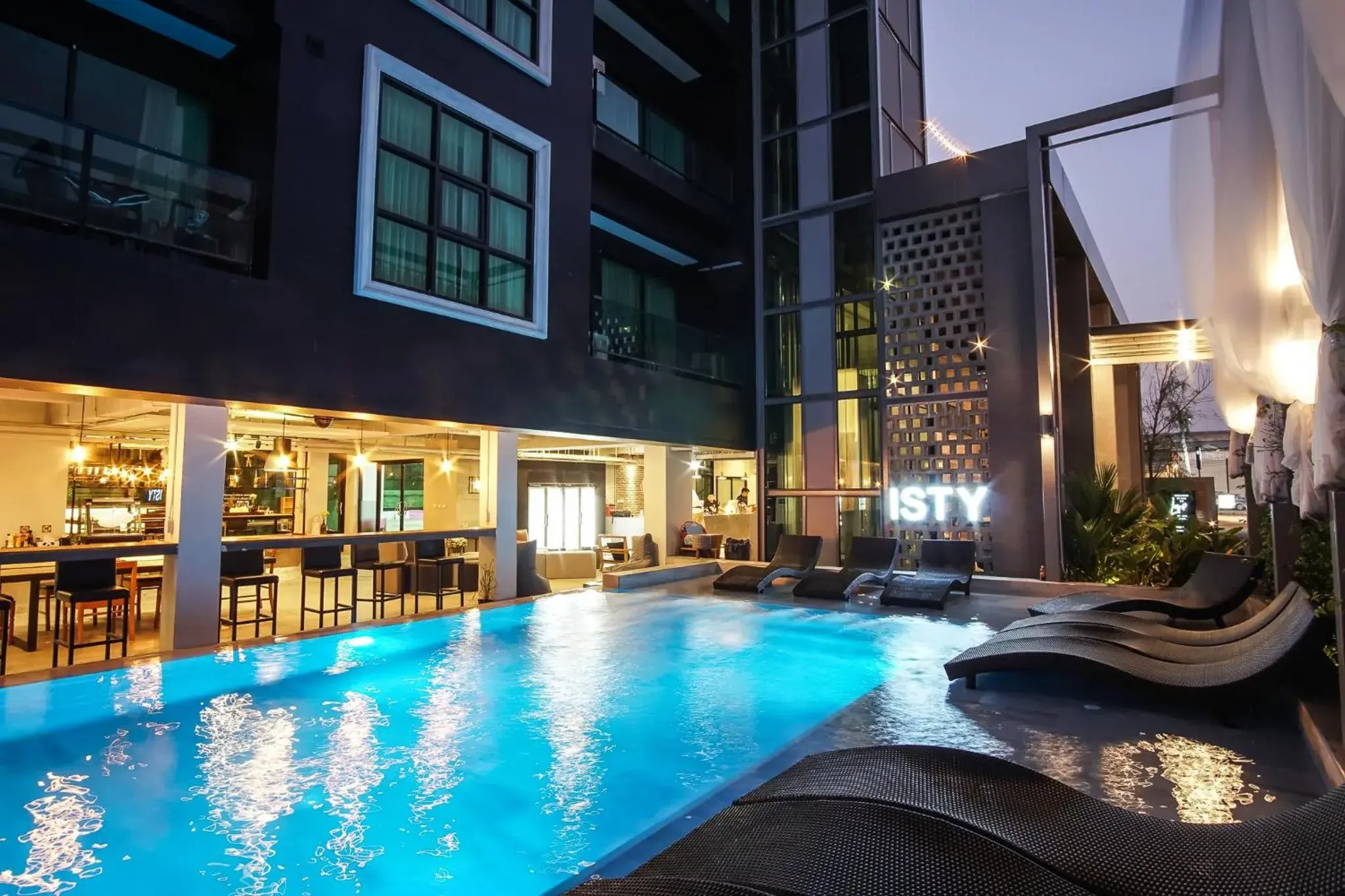 Swimming pool in ISTY Design Hotel Swimming pool in ISTY Design Hotel