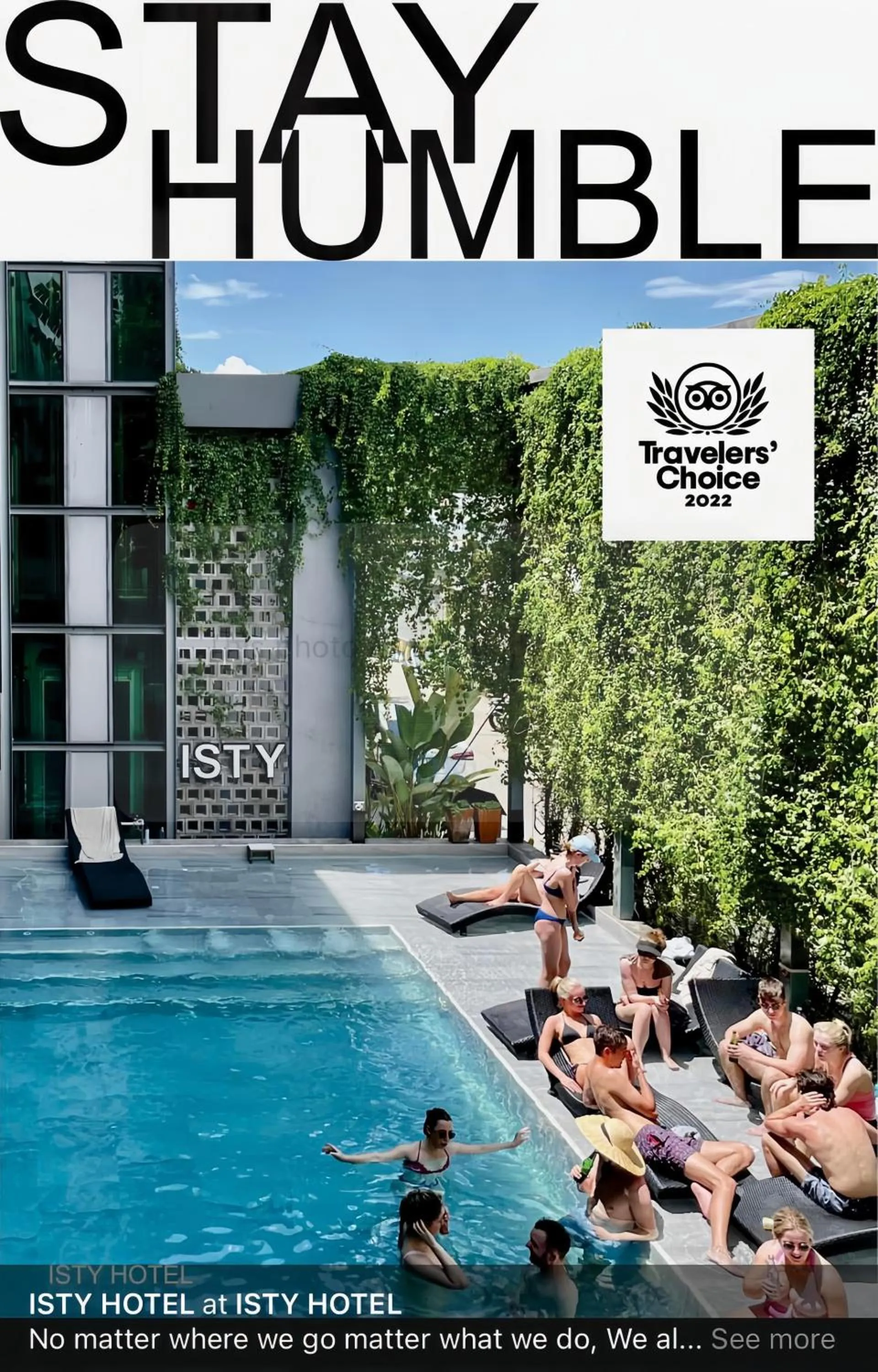 Swimming pool in ISTY Design Hotel