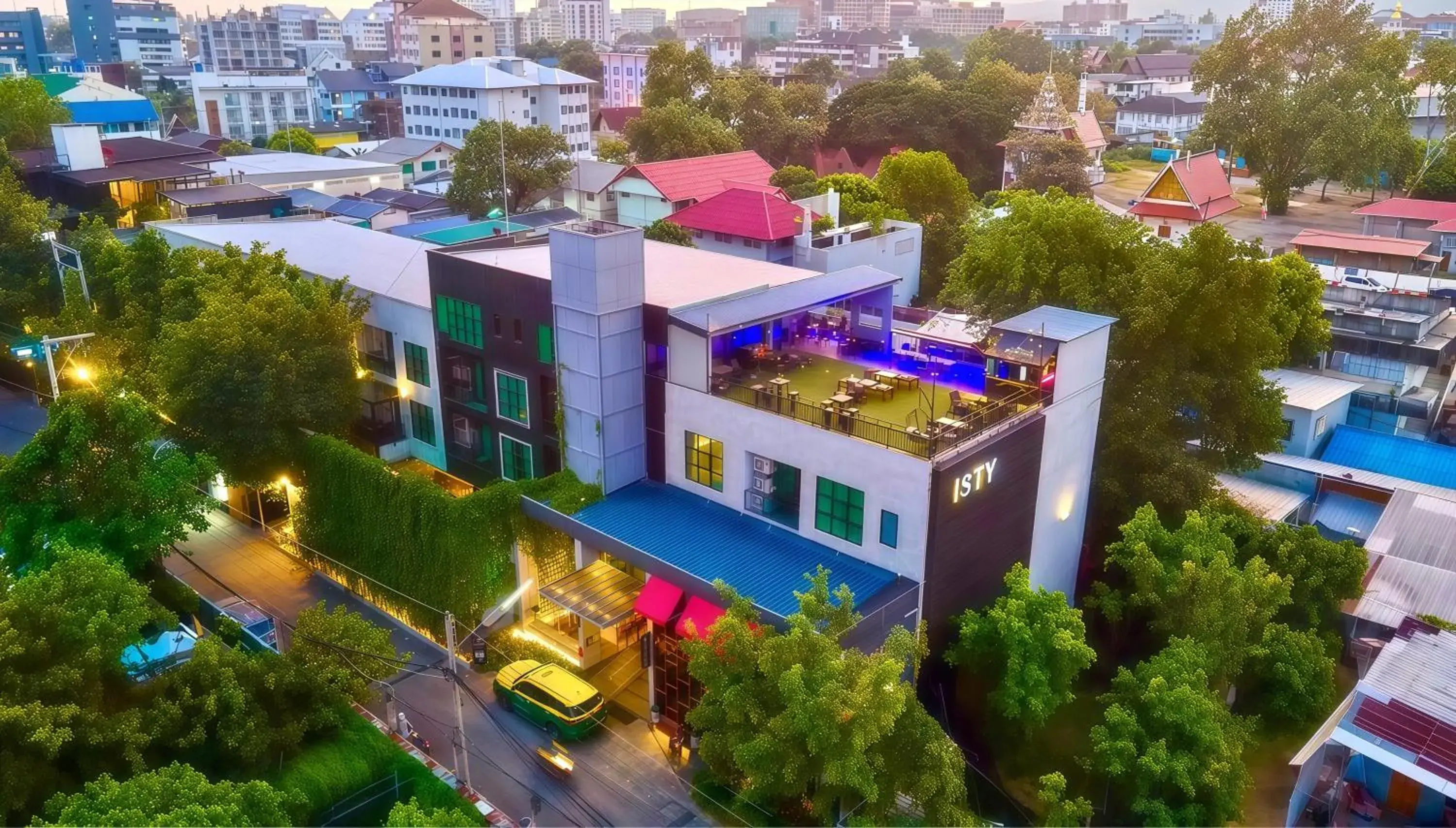 Property building in ISTY Design Hotel Property building in ISTY Design Hotel