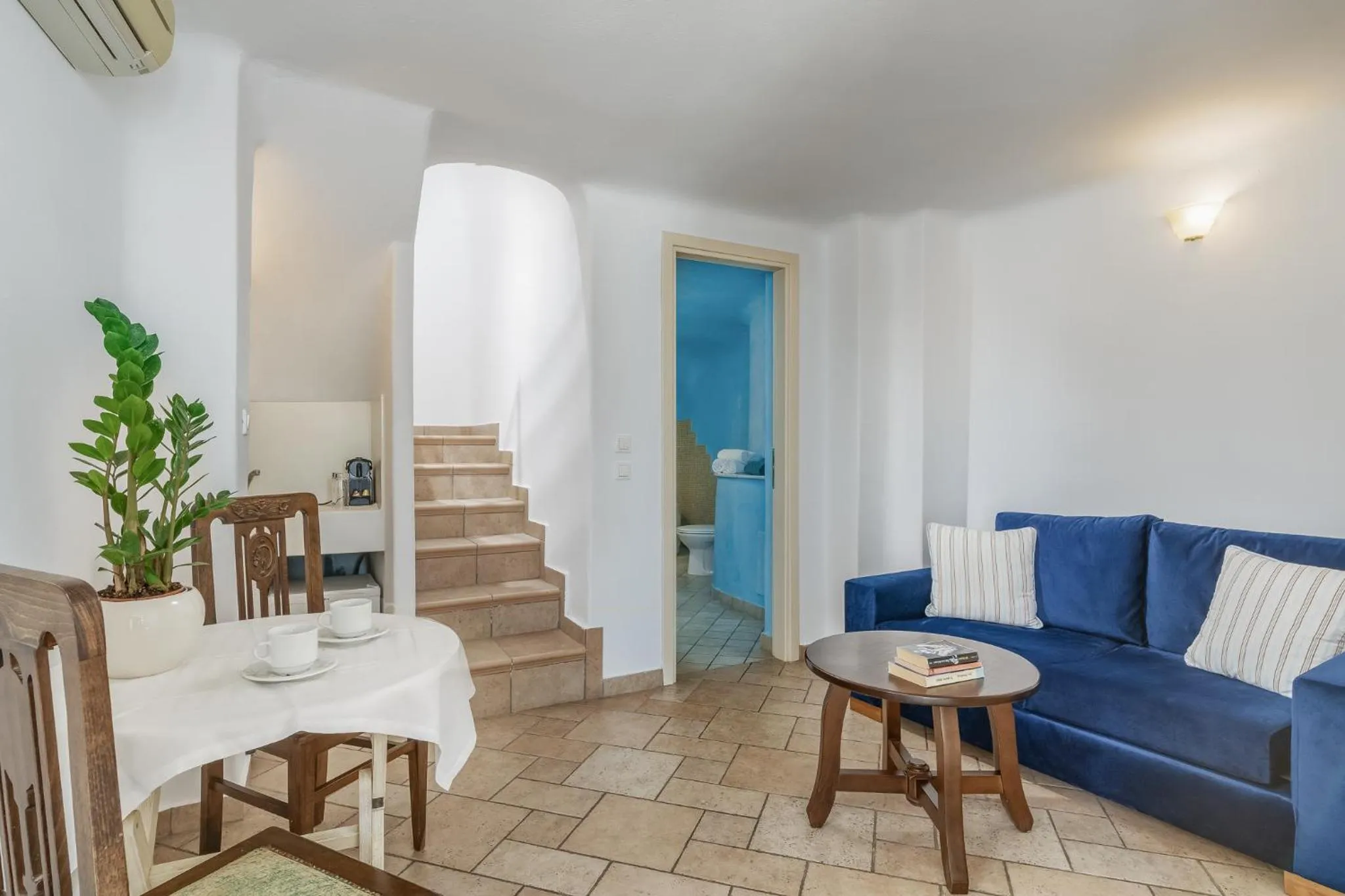 Seating area in Mirabo Villas