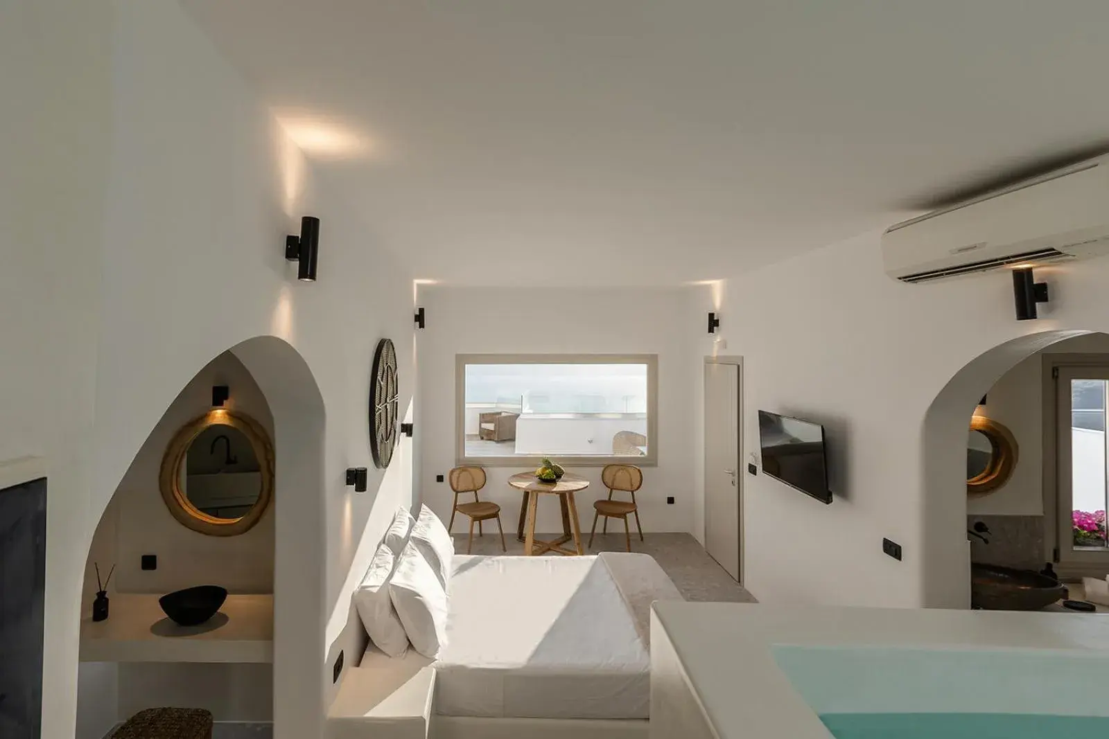 Superior Suite with Caldera View & Indoor Hot Tub in Mirabo Villas Superior Suite with Caldera View & Indoor Hot Tub in Mirabo Villas