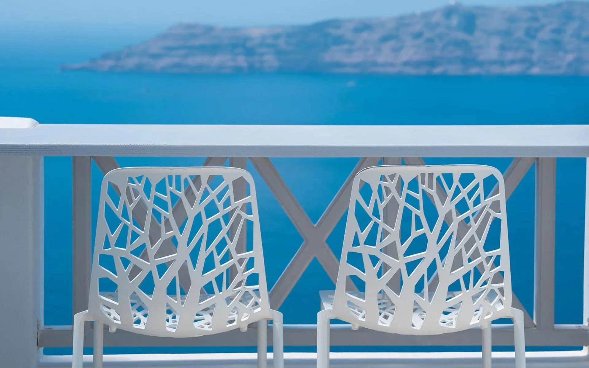 Seating area in Mirabo Villas